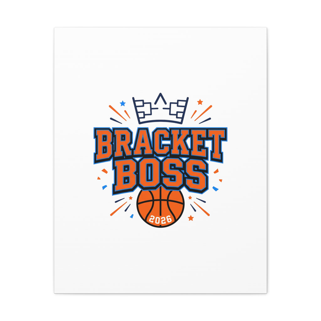 Bracket Boss Canvas | College Tournament Bracket, Gameday Hoops Wall Art