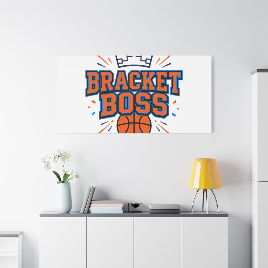Bracket Boss Canvas | College Tournament Bracket, Gameday Hoops Wall Art