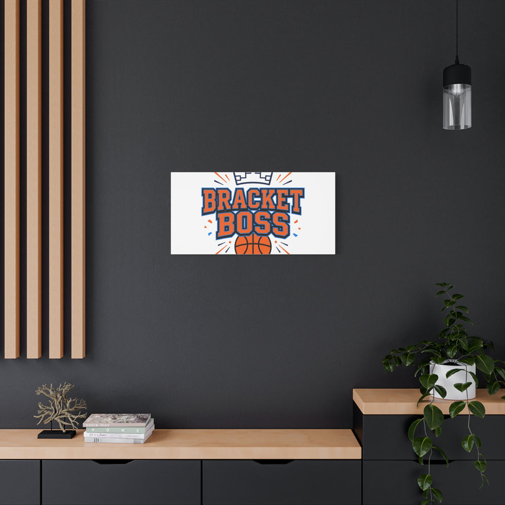 Bracket Boss Canvas | College Tournament Bracket, Gameday Hoops Wall Art