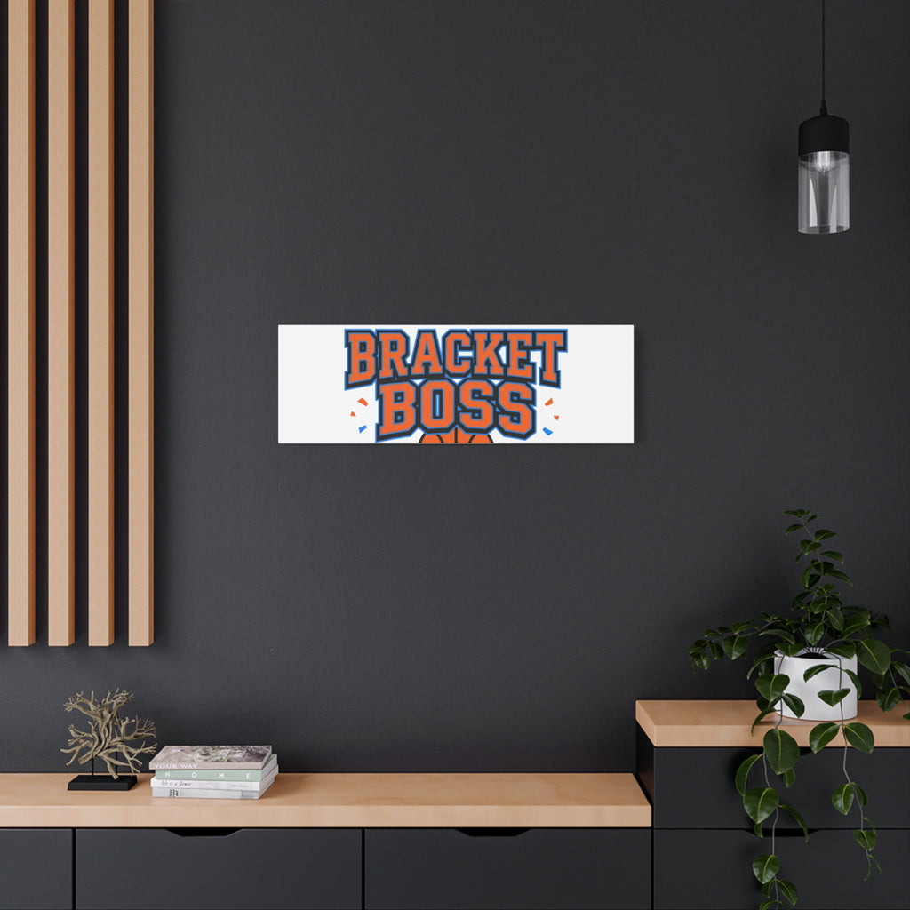 Bracket Boss Canvas | College Tournament Bracket, Gameday Hoops Wall Art