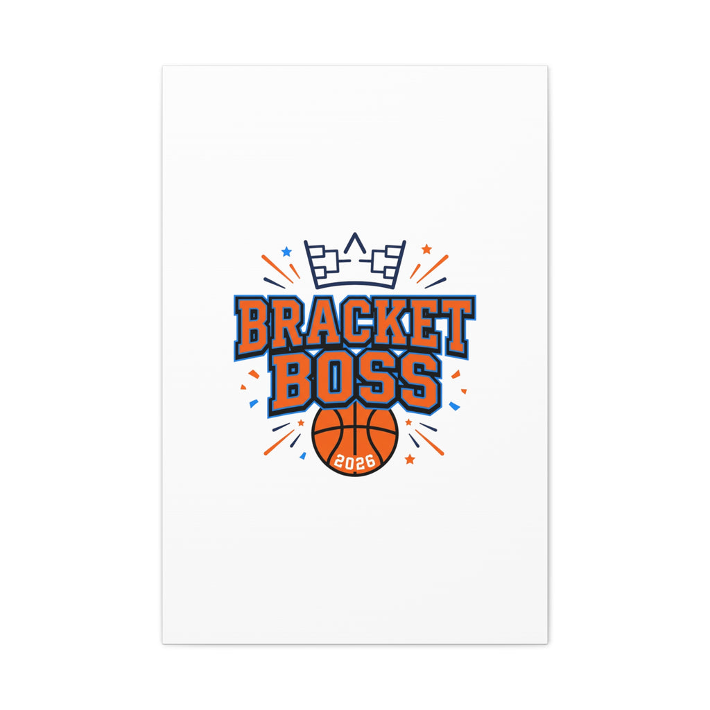 Bracket Boss Canvas | College Tournament Bracket, Gameday Hoops Wall Art