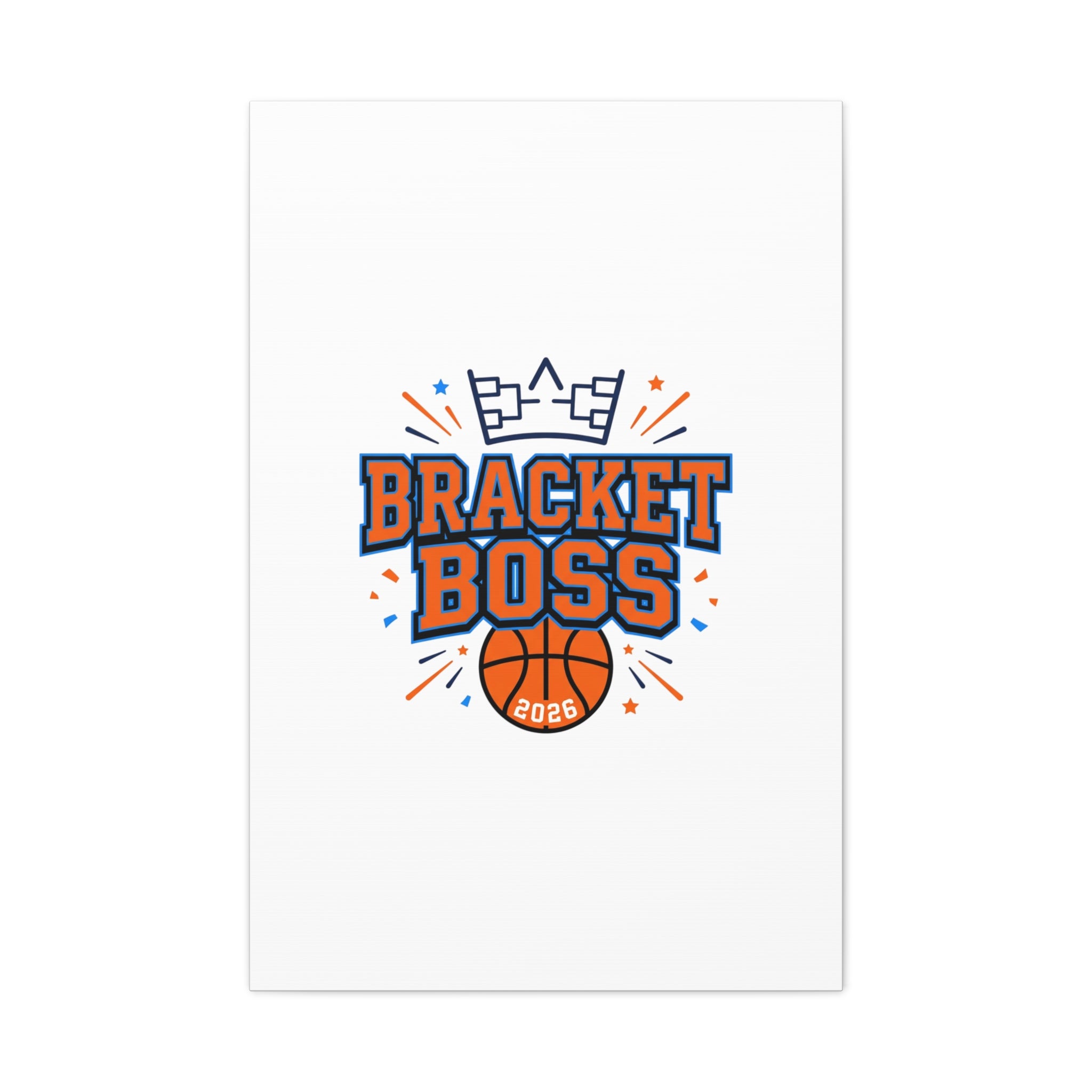 Bracket Boss Canvas | College Tournament Bracket, Gameday Hoops Wall Art