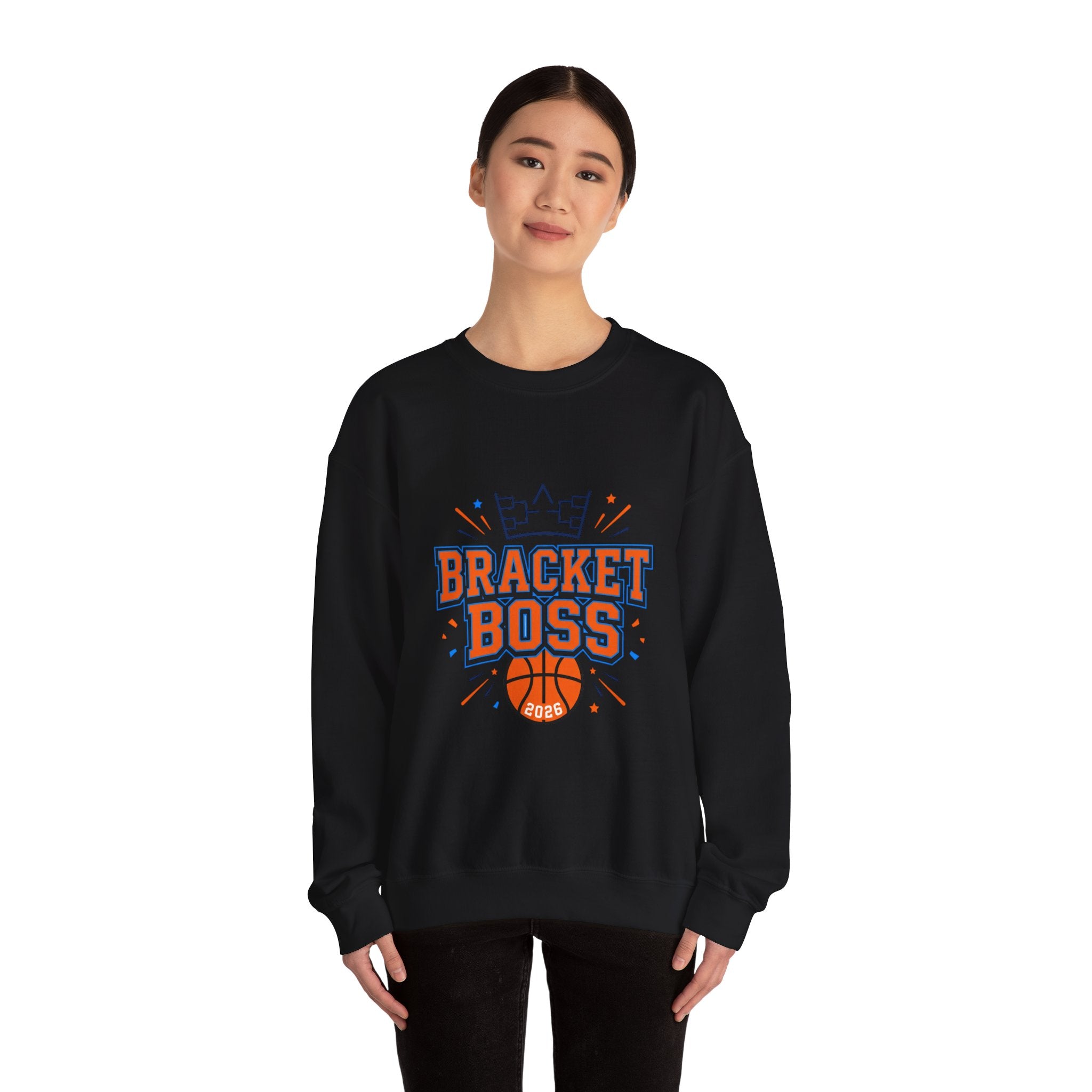 Bracket Boss Crewneck Sweatshirt | college tournament, bracket, hoops
