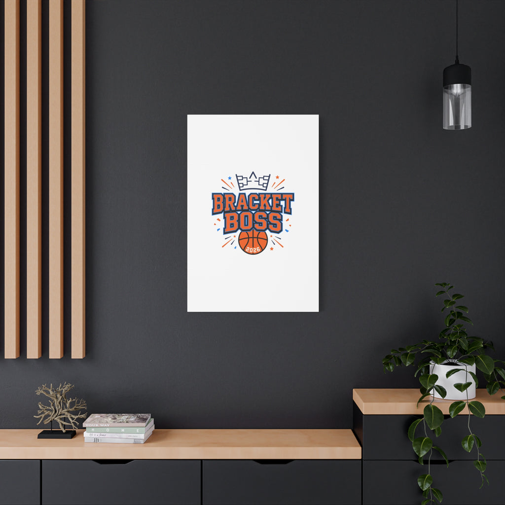 Bracket Boss Canvas | College Tournament Bracket, Gameday Hoops Wall Art