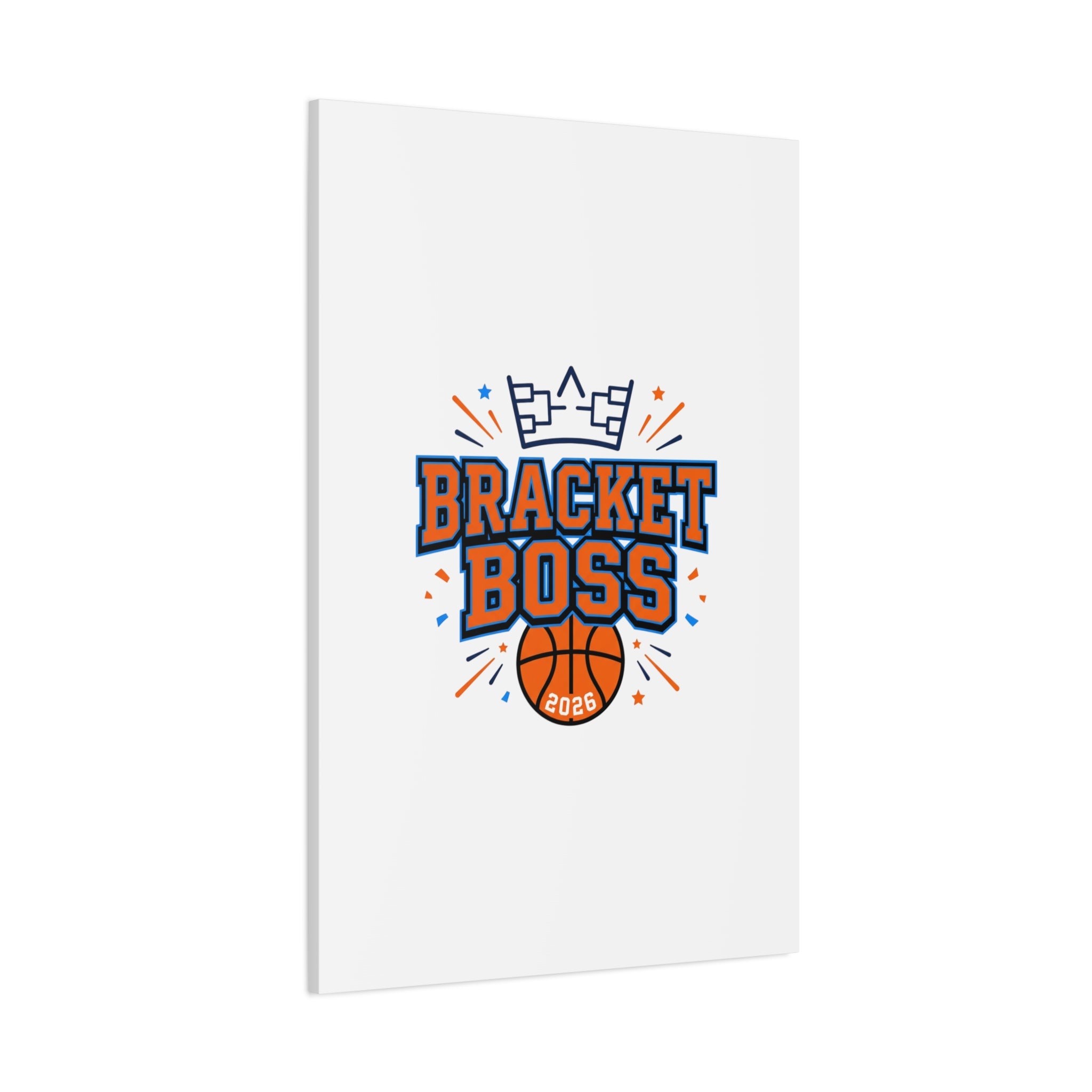 Bracket Boss Canvas | College Tournament Bracket, Gameday Hoops Wall Art