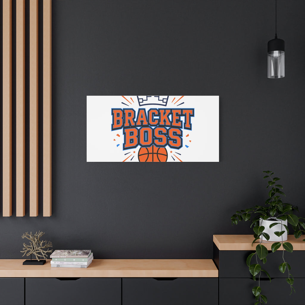 Bracket Boss Canvas | College Tournament Bracket, Gameday Hoops Wall Art