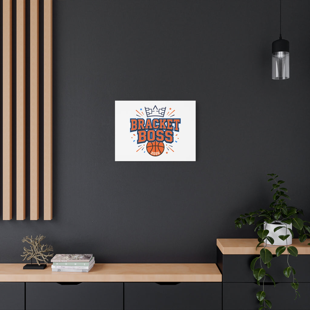 Bracket Boss Canvas | College Tournament Bracket, Gameday Hoops Wall Art