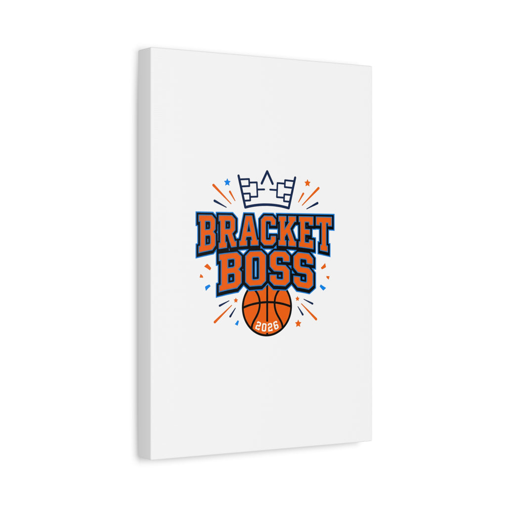 Bracket Boss Canvas | College Tournament Bracket, Gameday Hoops Wall Art