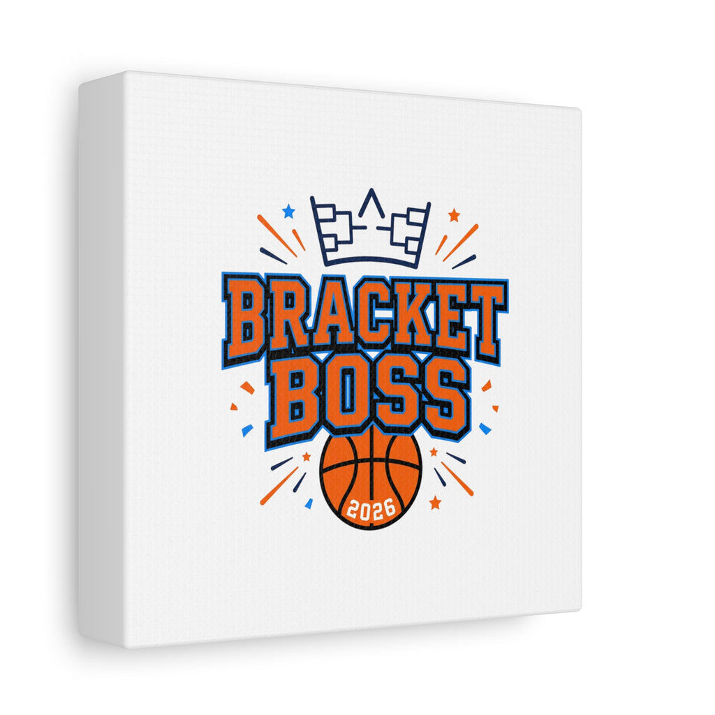 Bracket Boss Canvas | College Tournament Bracket, Gameday Hoops Wall Art