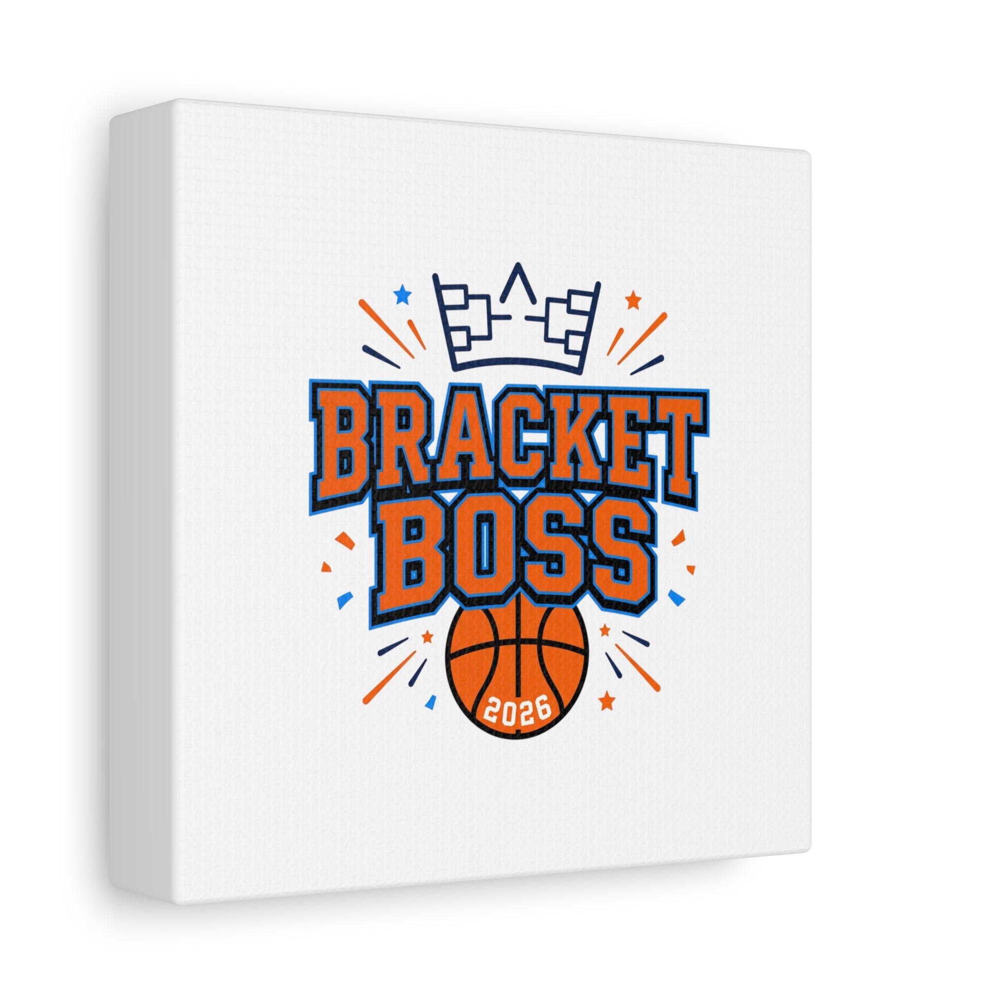 Bracket Boss Canvas | College Tournament Bracket, Gameday Hoops Wall Art