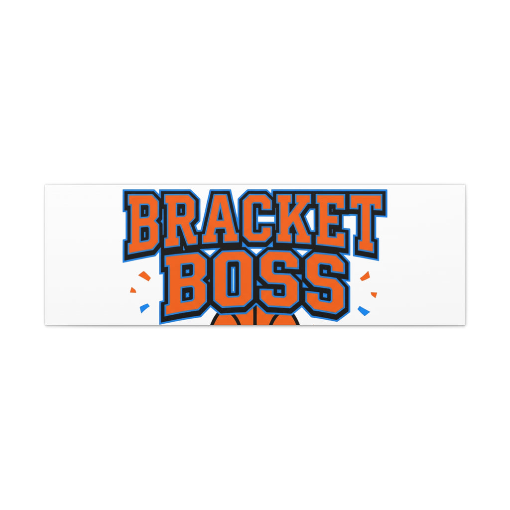 Bracket Boss Canvas | College Tournament Bracket, Gameday Hoops Wall Art