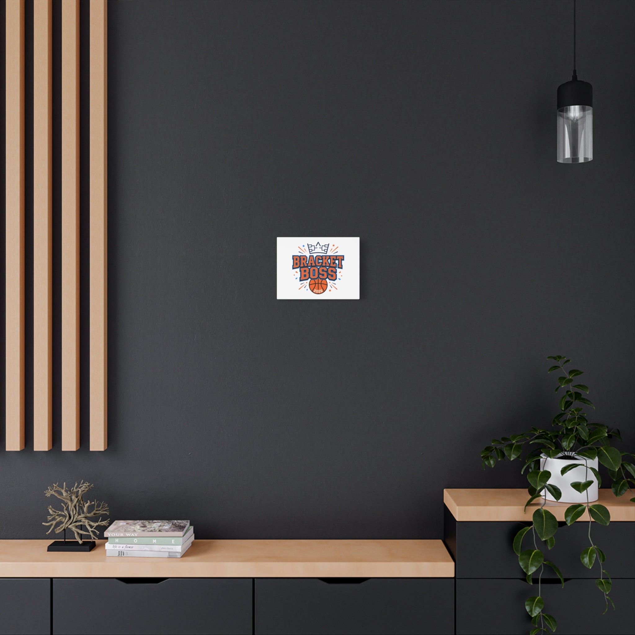 Bracket Boss Canvas | College Tournament Bracket, Gameday Hoops Wall Art