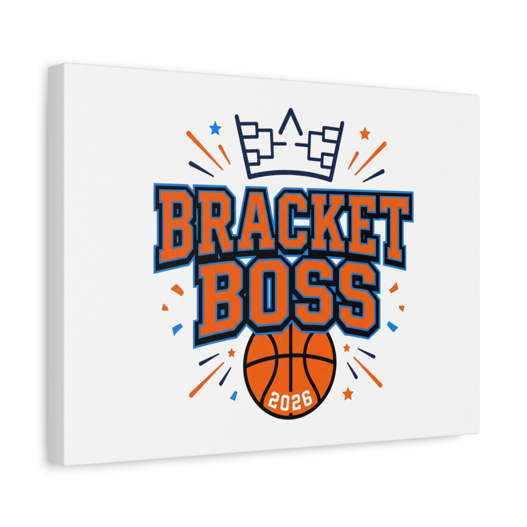 Bracket Boss Canvas | College Tournament Bracket, Gameday Hoops Wall Art