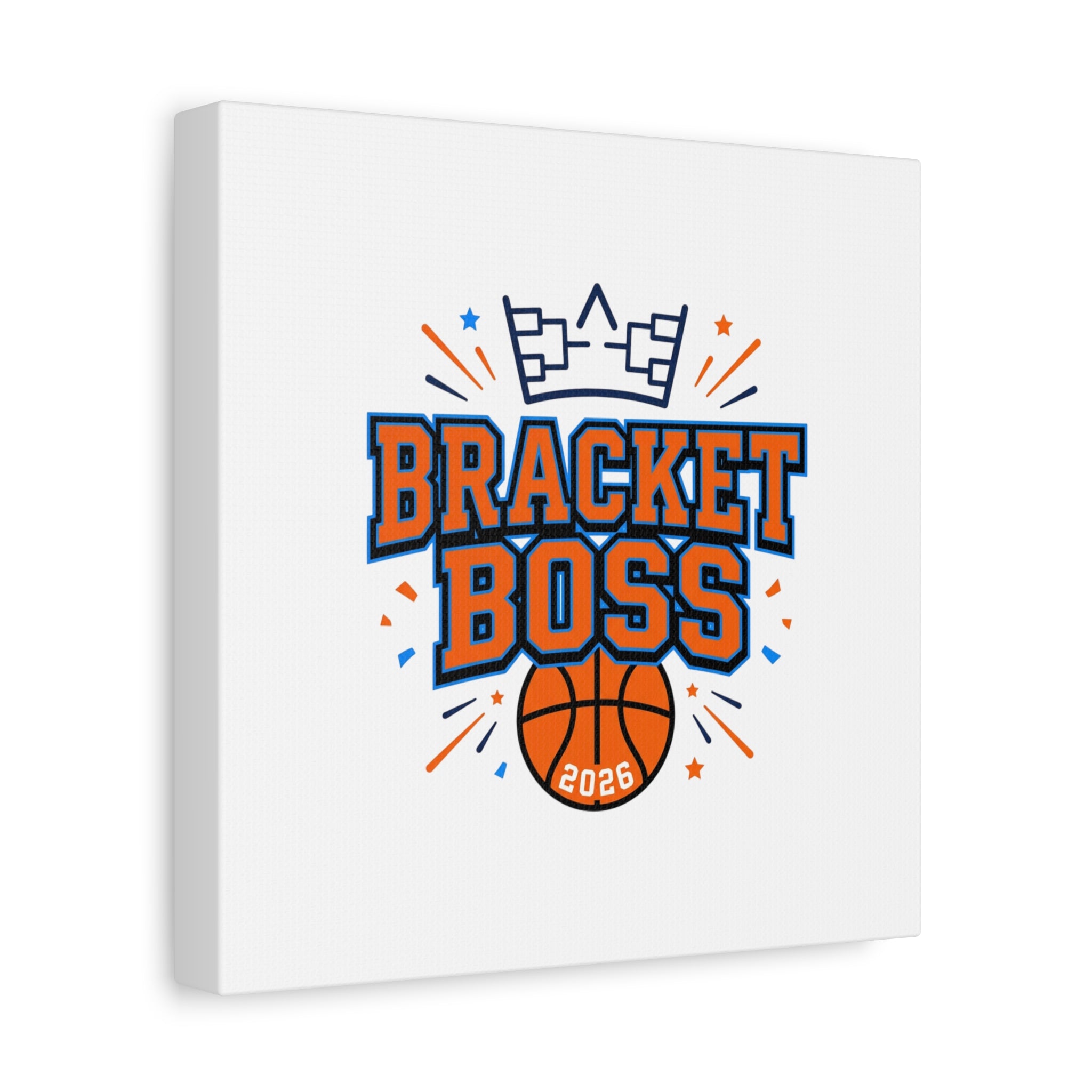 Bracket Boss Canvas | College Tournament Bracket, Gameday Hoops Wall Art