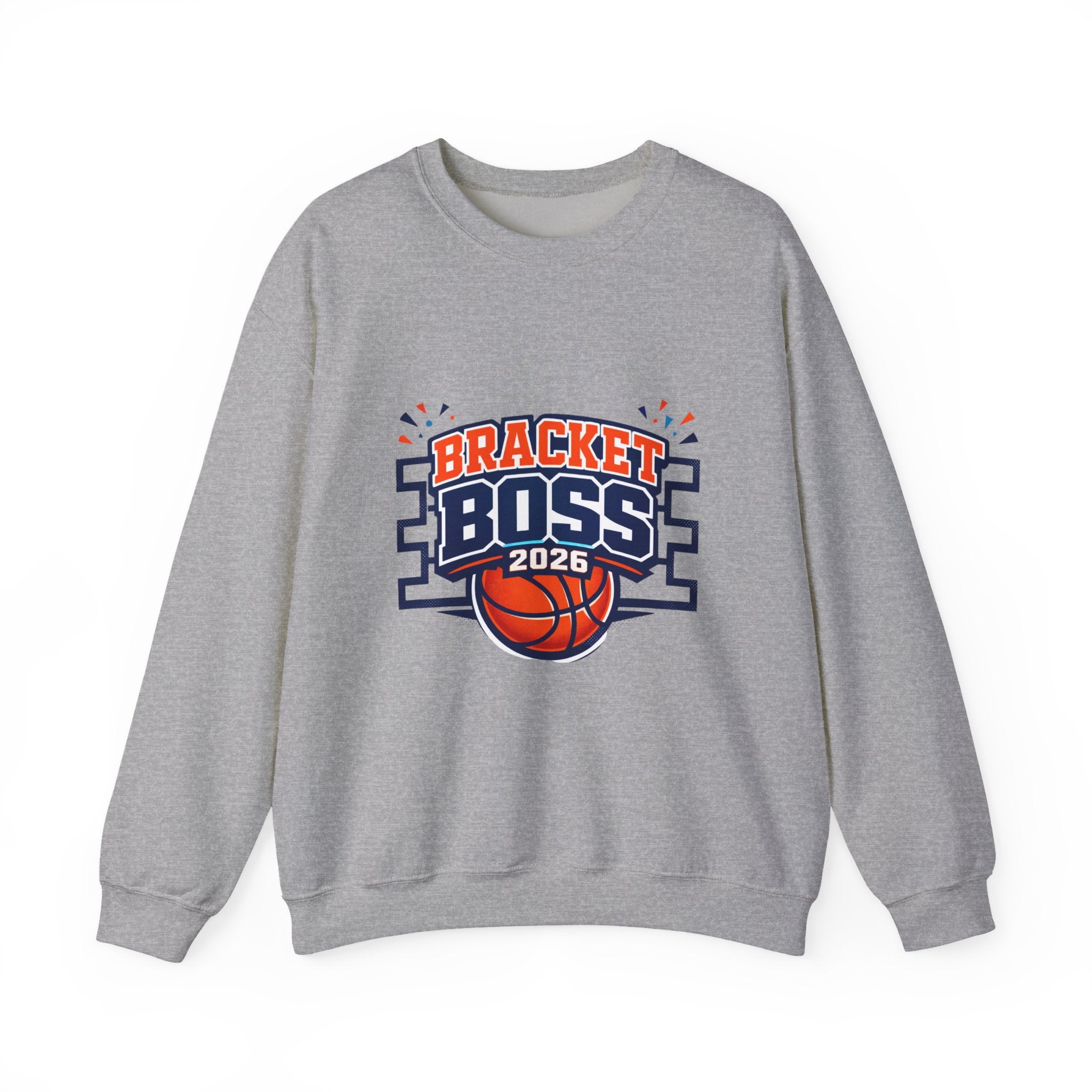 Bracket Boss 2026 Sweatshirt | college tournament, bracket gameday hoop vibes
