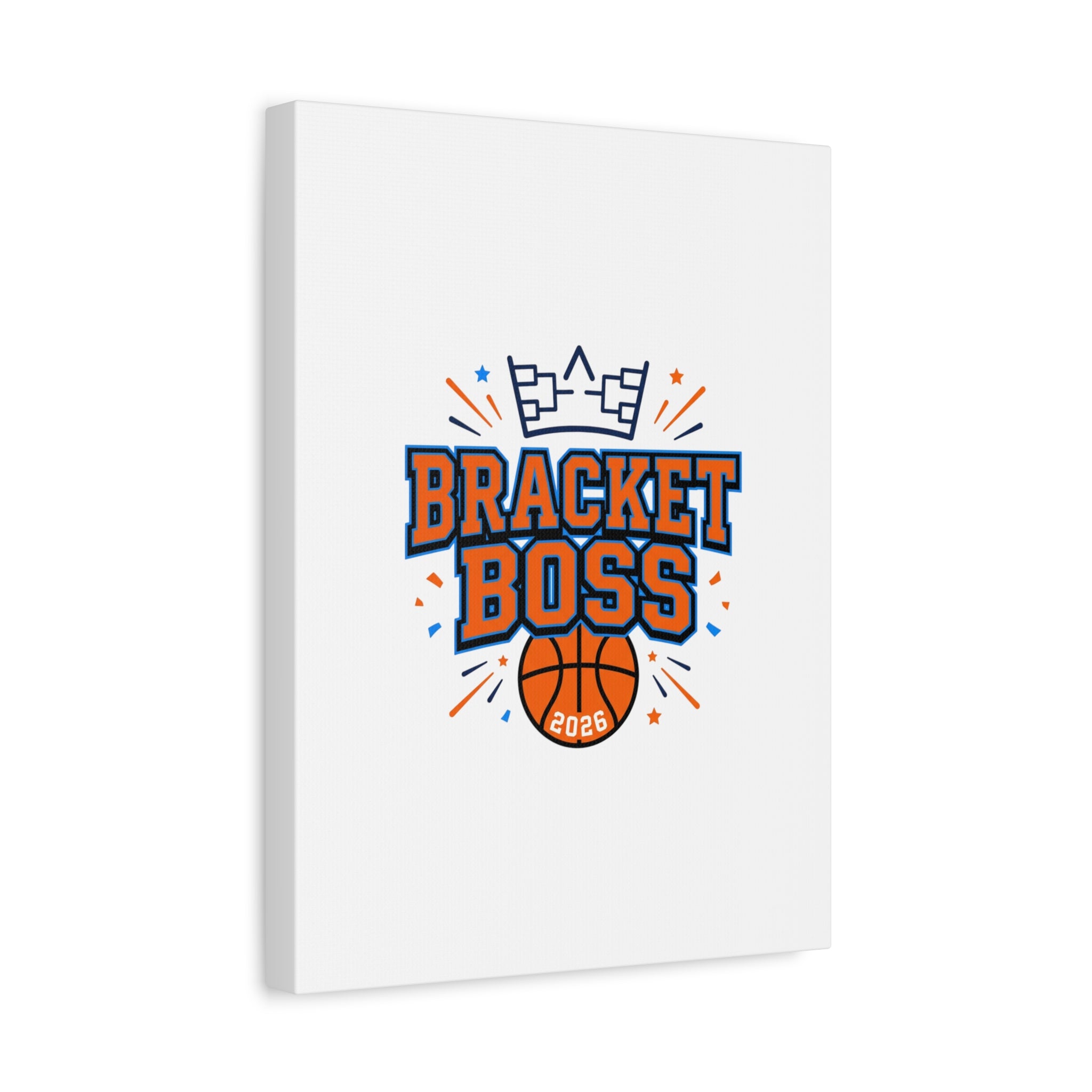 Bracket Boss Canvas | College Tournament Bracket, Gameday Hoops Wall Art