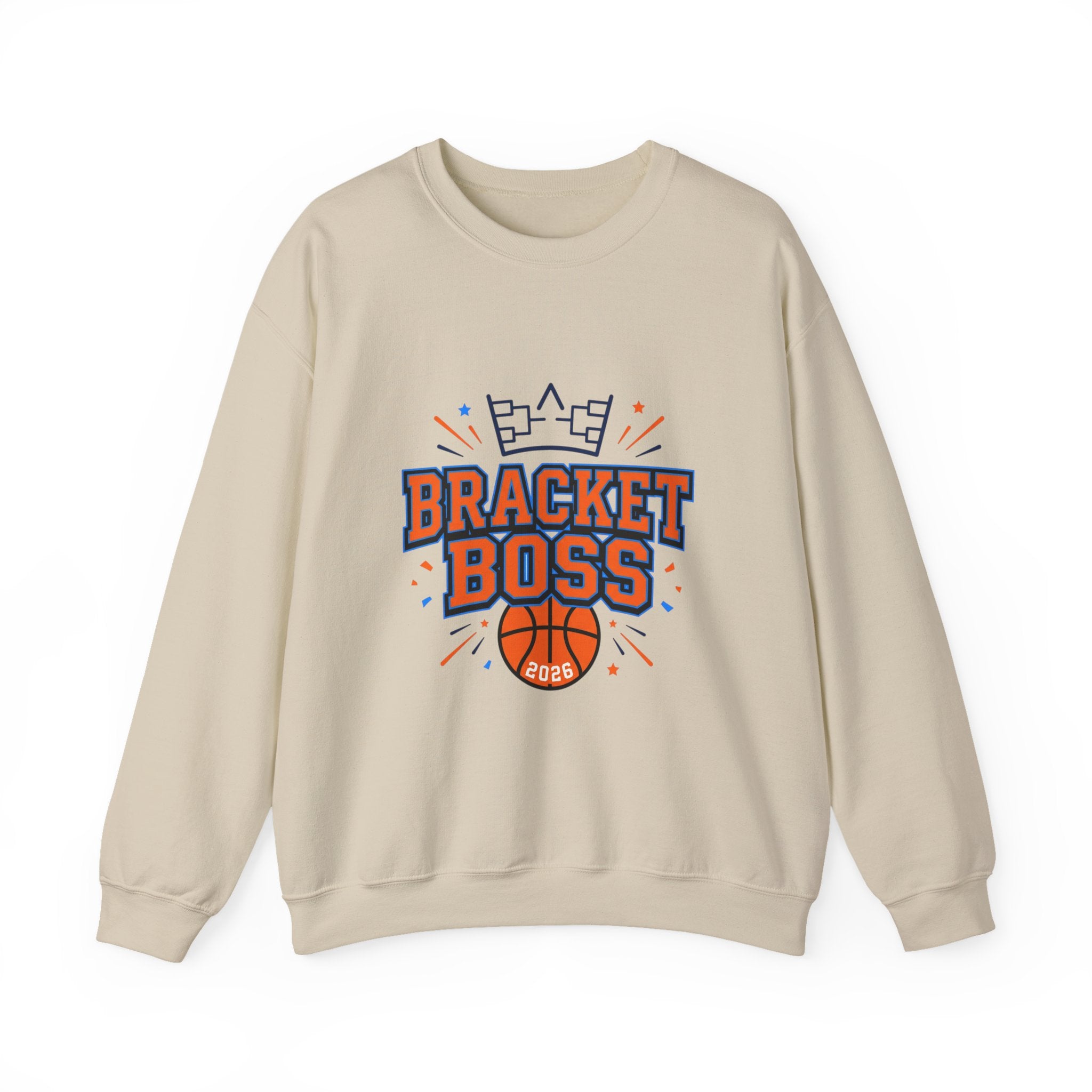 Bracket Boss Crewneck Sweatshirt | college tournament, bracket, hoops