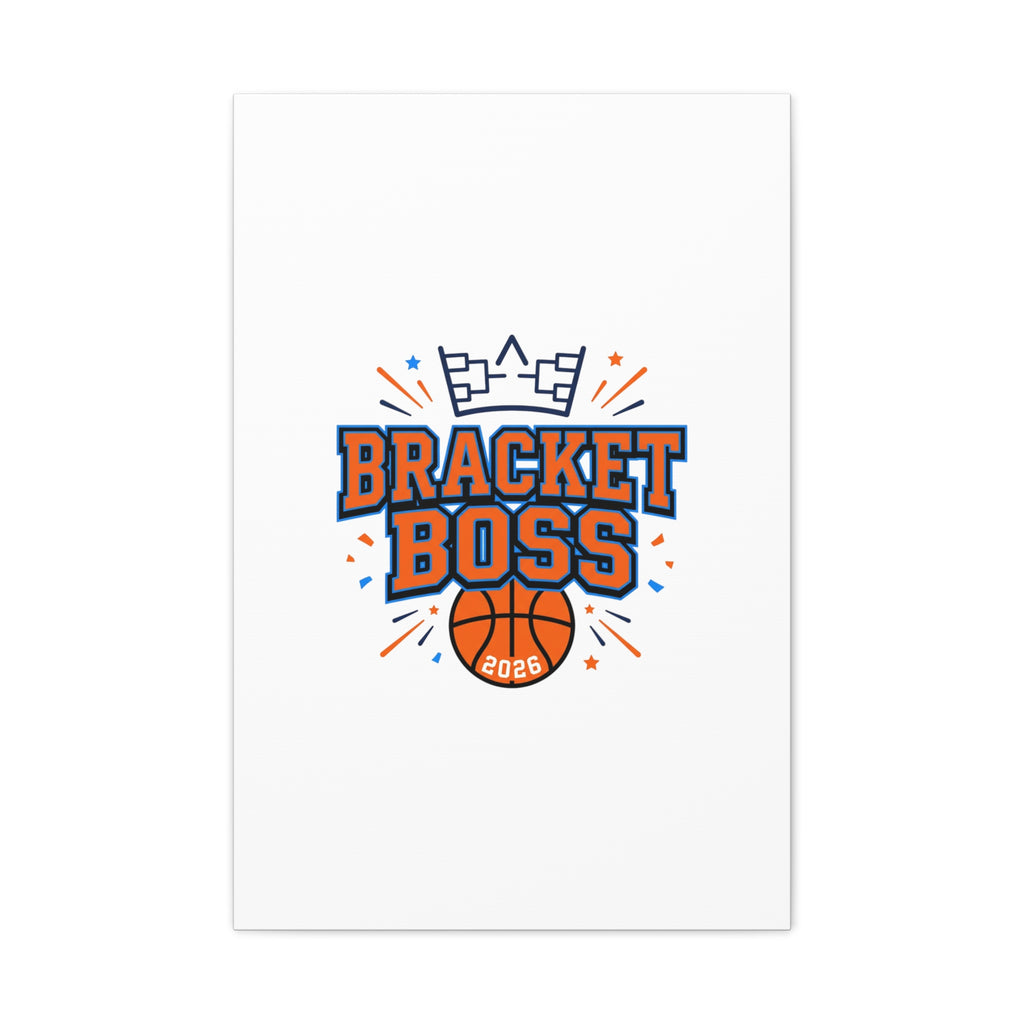 Bracket Boss Canvas | College Tournament Bracket, Gameday Hoops Wall Art