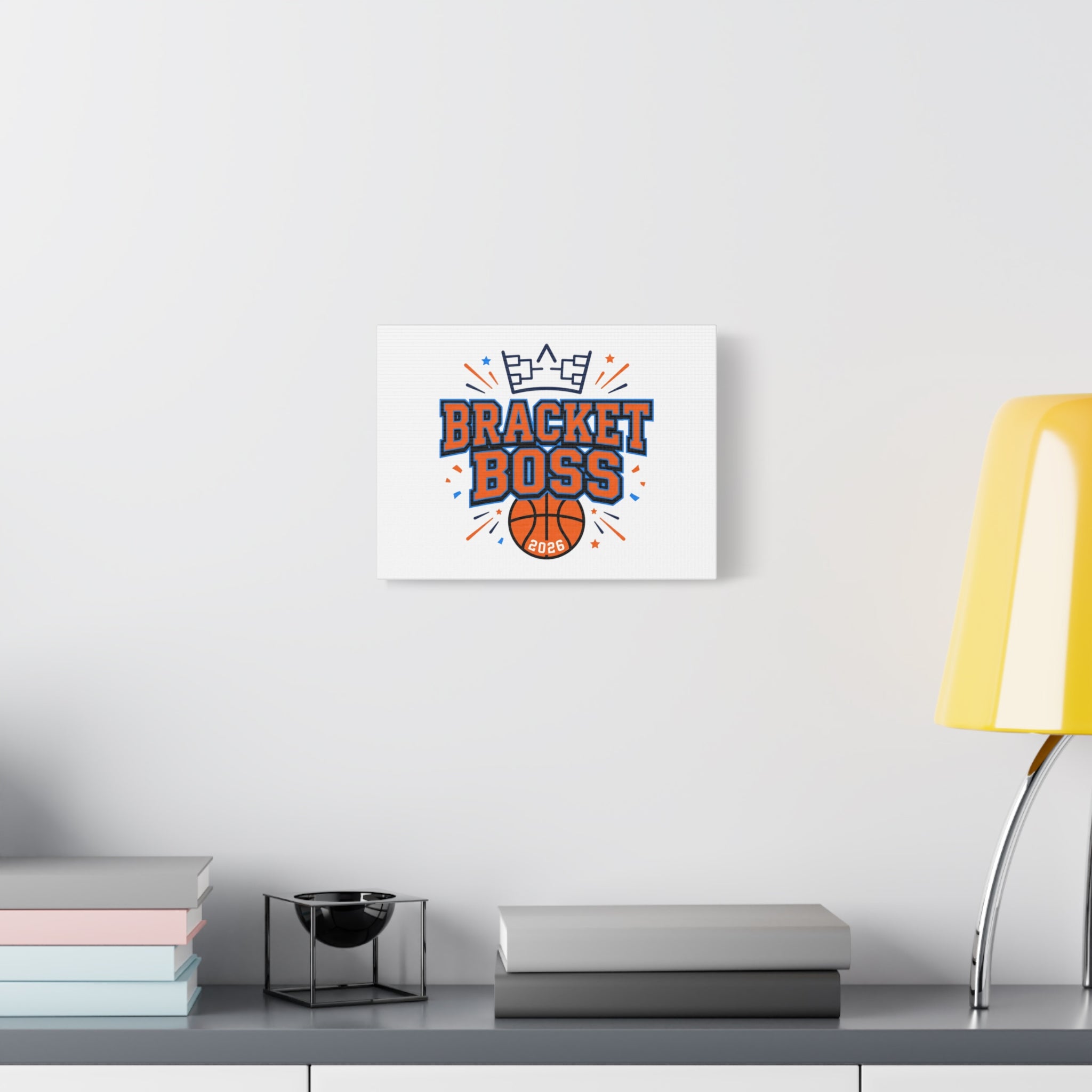 Bracket Boss Canvas | College Tournament Bracket, Gameday Hoops Wall Art