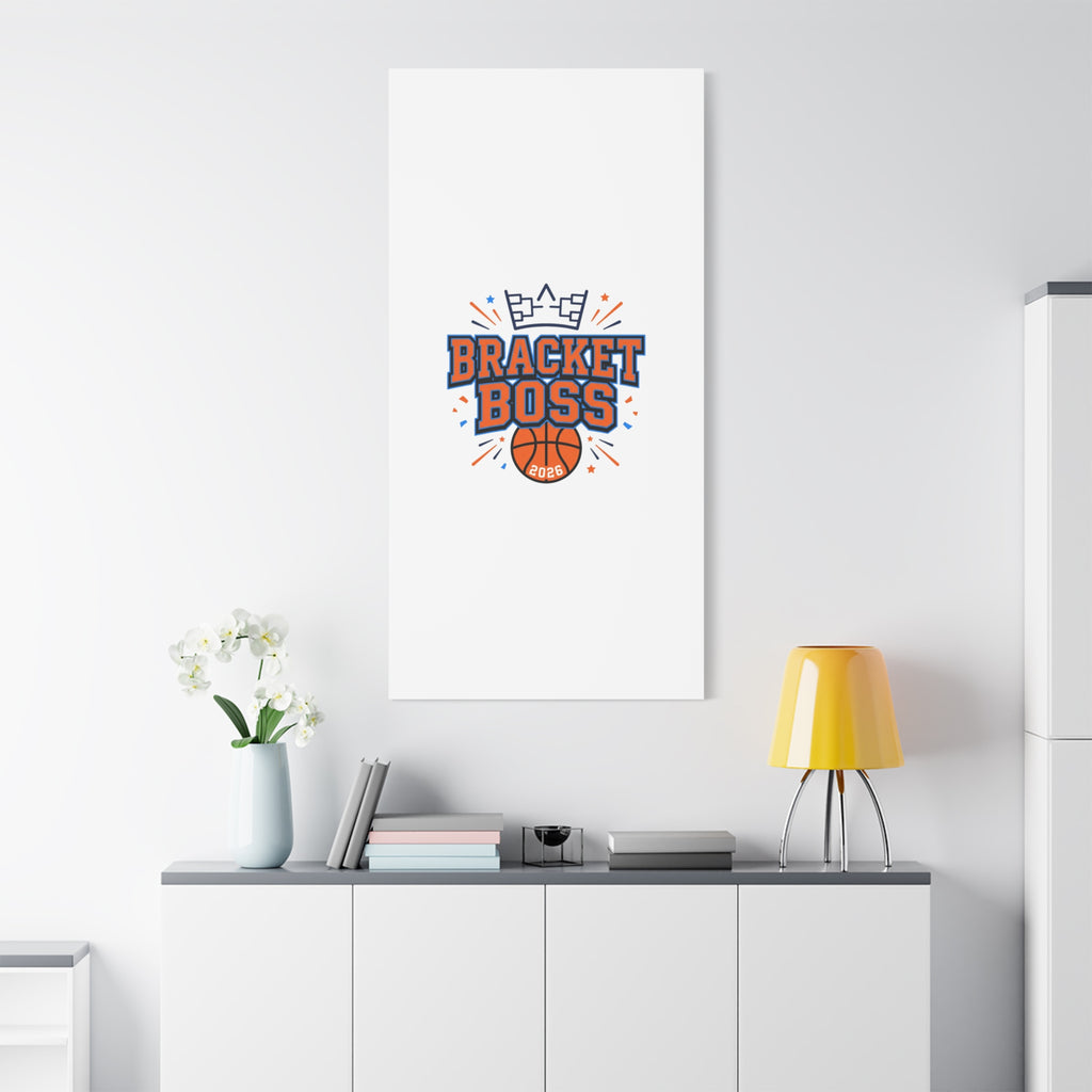Bracket Boss Canvas | College Tournament Bracket, Gameday Hoops Wall Art