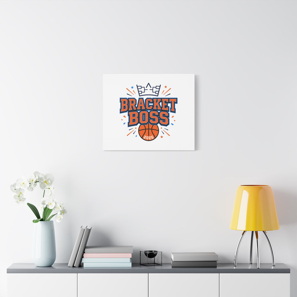 Bracket Boss Canvas | College Tournament Bracket, Gameday Hoops Wall Art