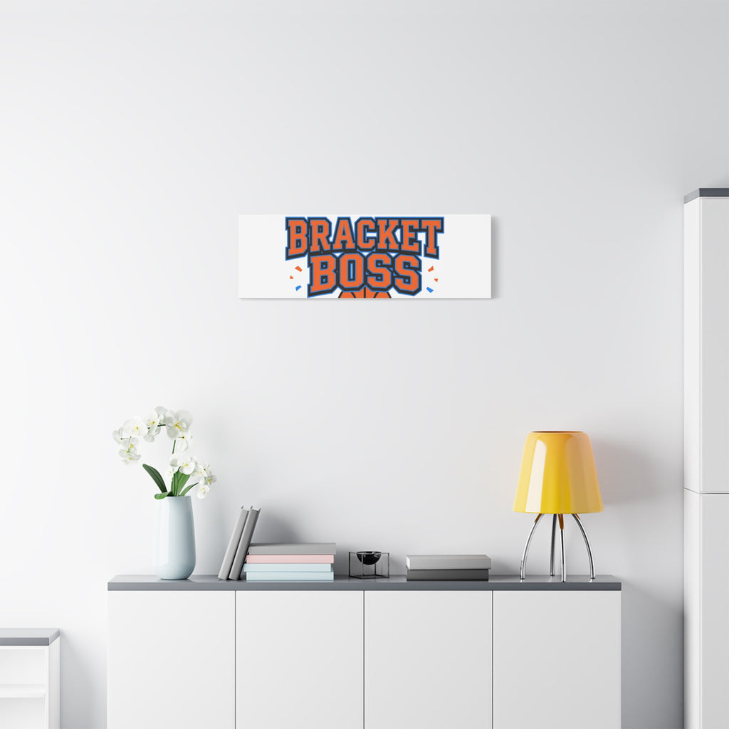 Bracket Boss Canvas | College Tournament Bracket, Gameday Hoops Wall Art