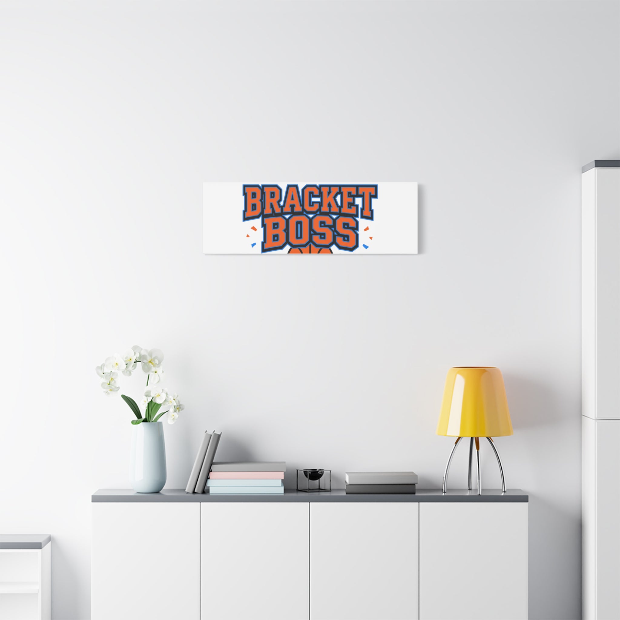 Bracket Boss Canvas | College Tournament Bracket, Gameday Hoops Wall Art