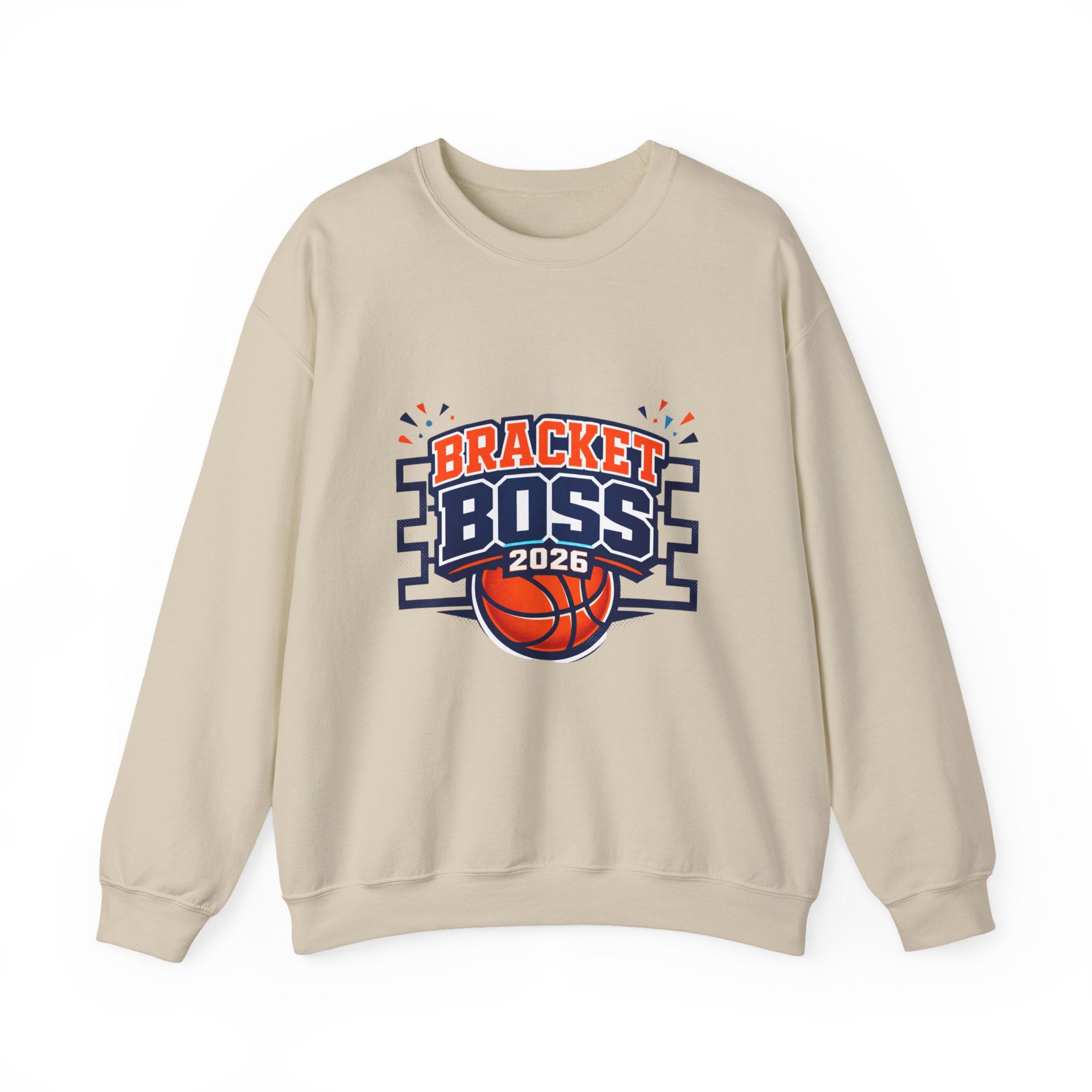 Bracket Boss 2026 Sweatshirt | college tournament, bracket gameday hoop vibes