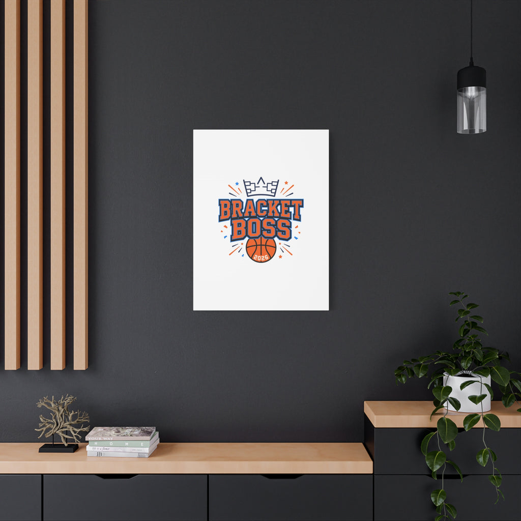 Bracket Boss Canvas | College Tournament Bracket, Gameday Hoops Wall Art