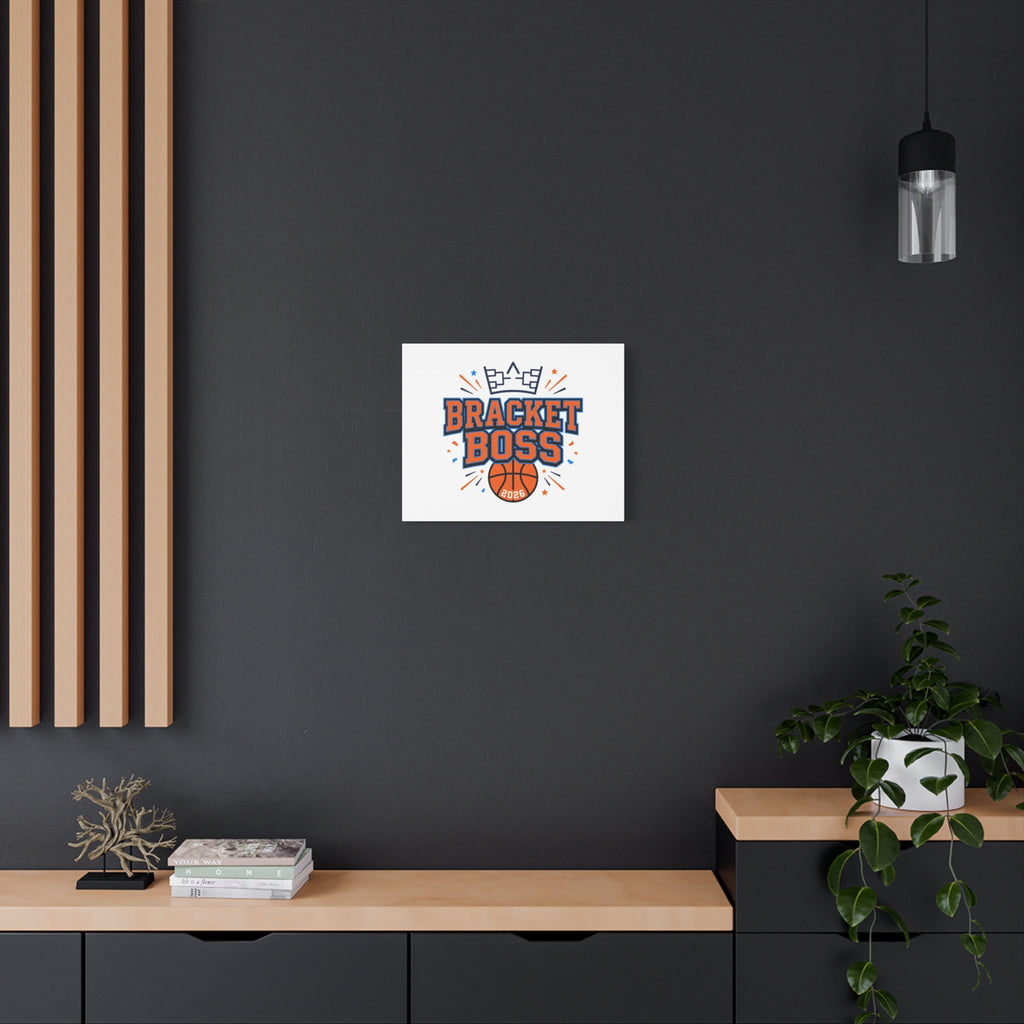 Bracket Boss Canvas | College Tournament Bracket, Gameday Hoops Wall Art