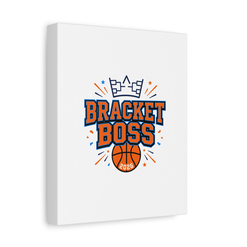 Bracket Boss Canvas | College Tournament Bracket, Gameday Hoops Wall Art