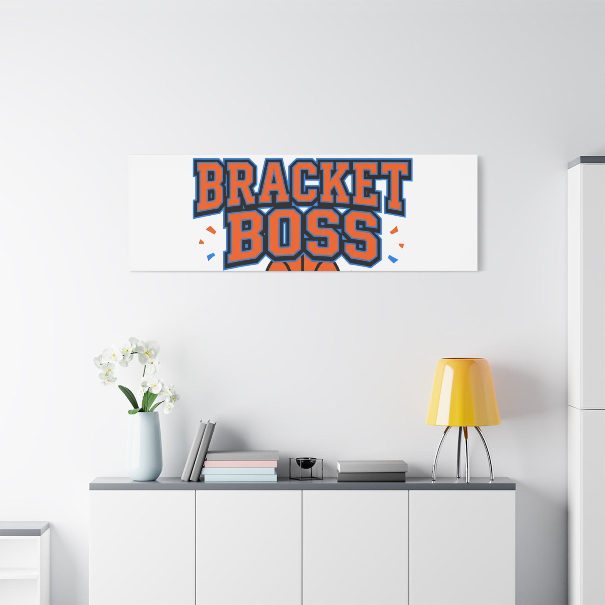 Bracket Boss Canvas | College Tournament Bracket, Gameday Hoops Wall Art