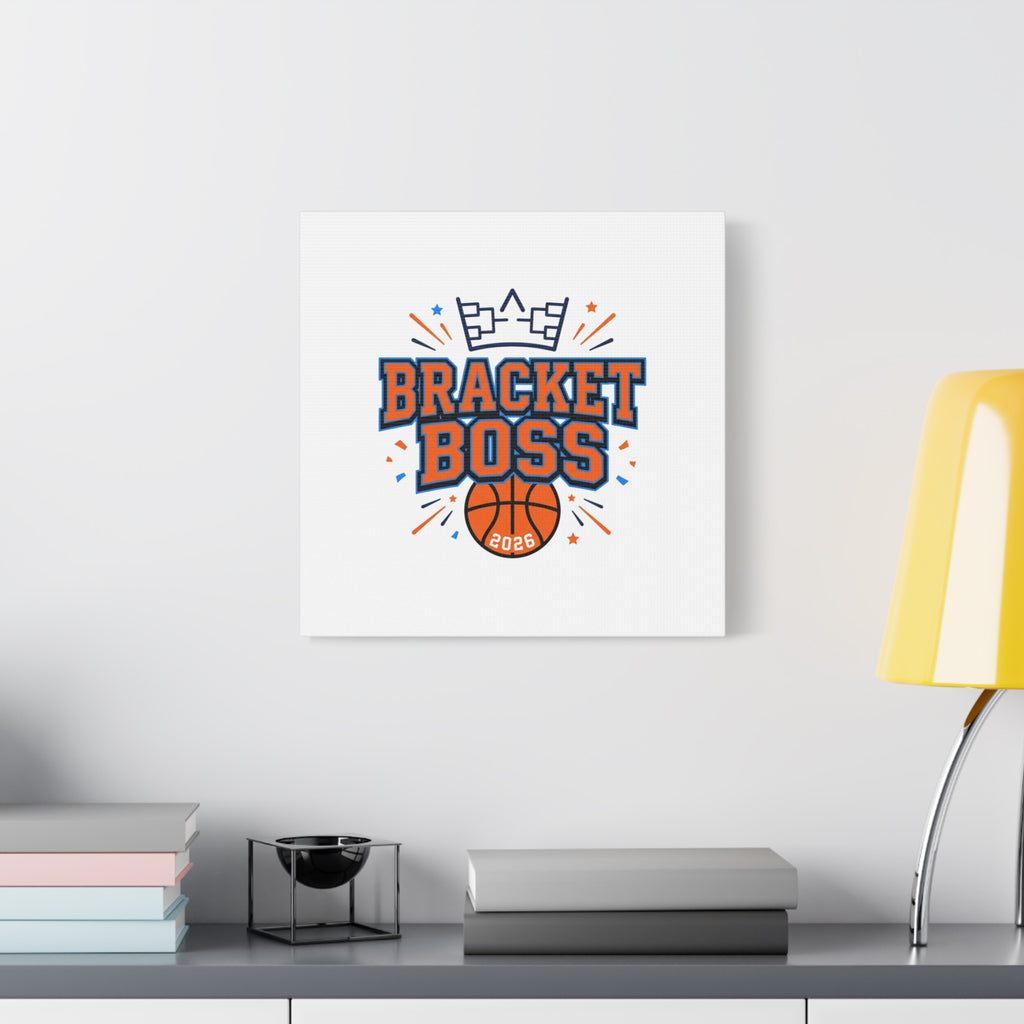 Bracket Boss Canvas | College Tournament Bracket, Gameday Hoops Wall Art