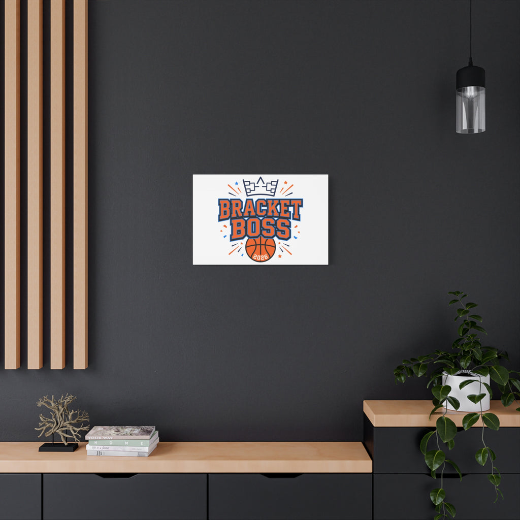 Bracket Boss Canvas | College Tournament Bracket, Gameday Hoops Wall Art