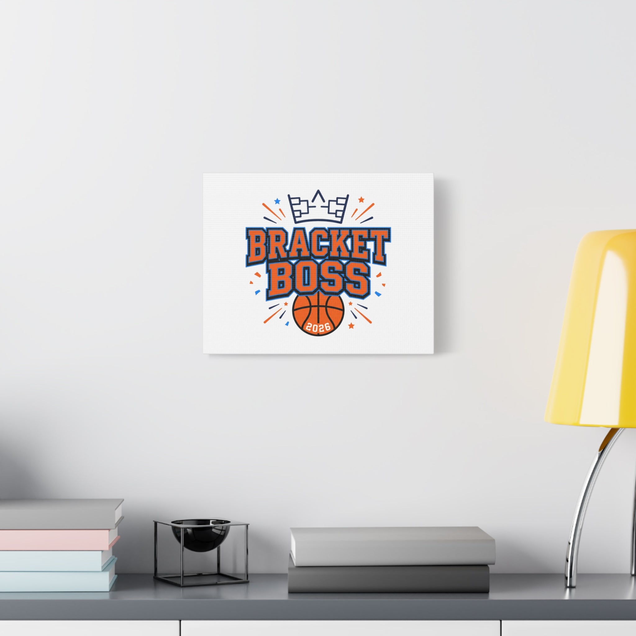 Bracket Boss Canvas | College Tournament Bracket, Gameday Hoops Wall Art