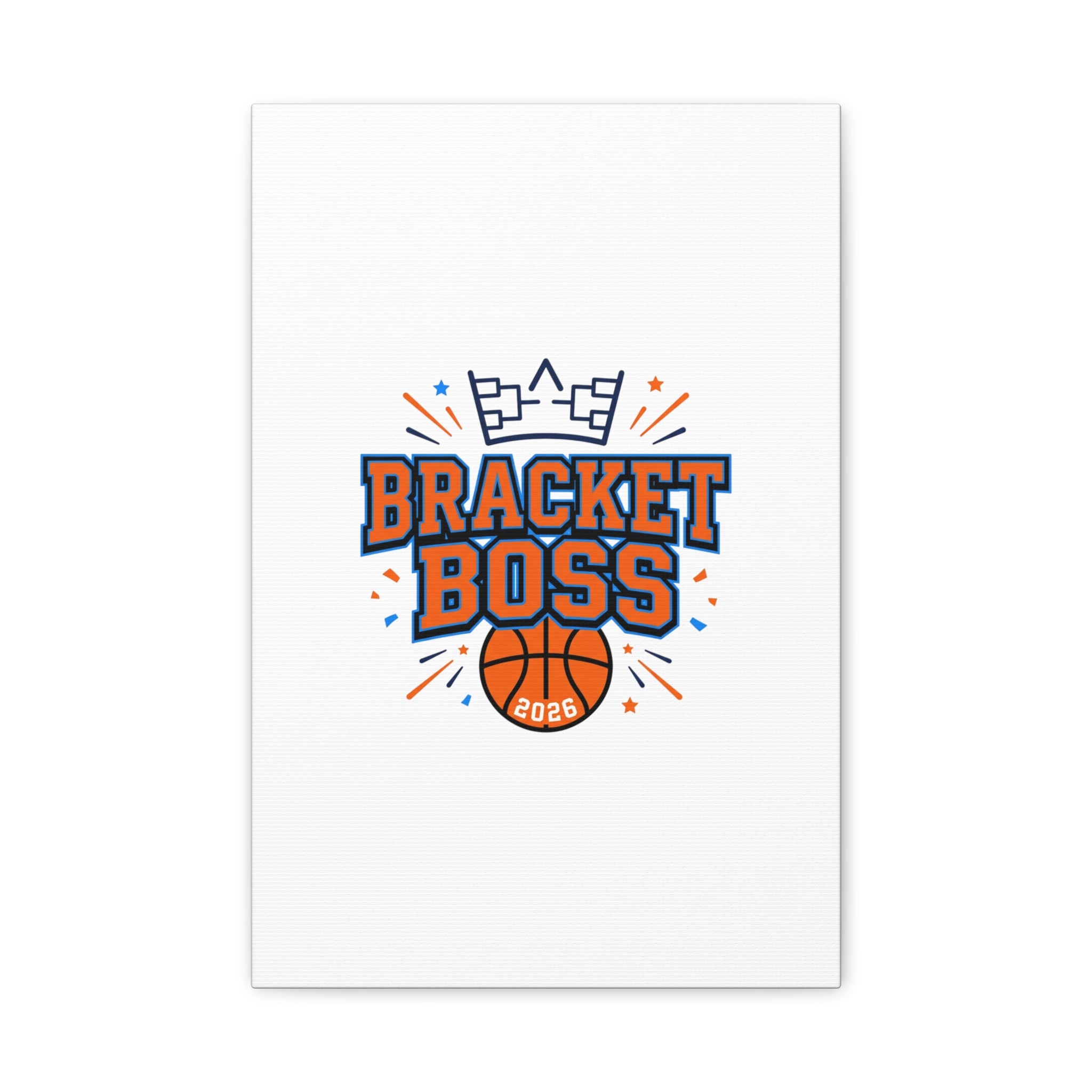 Bracket Boss Canvas | College Tournament Bracket, Gameday Hoops Wall Art