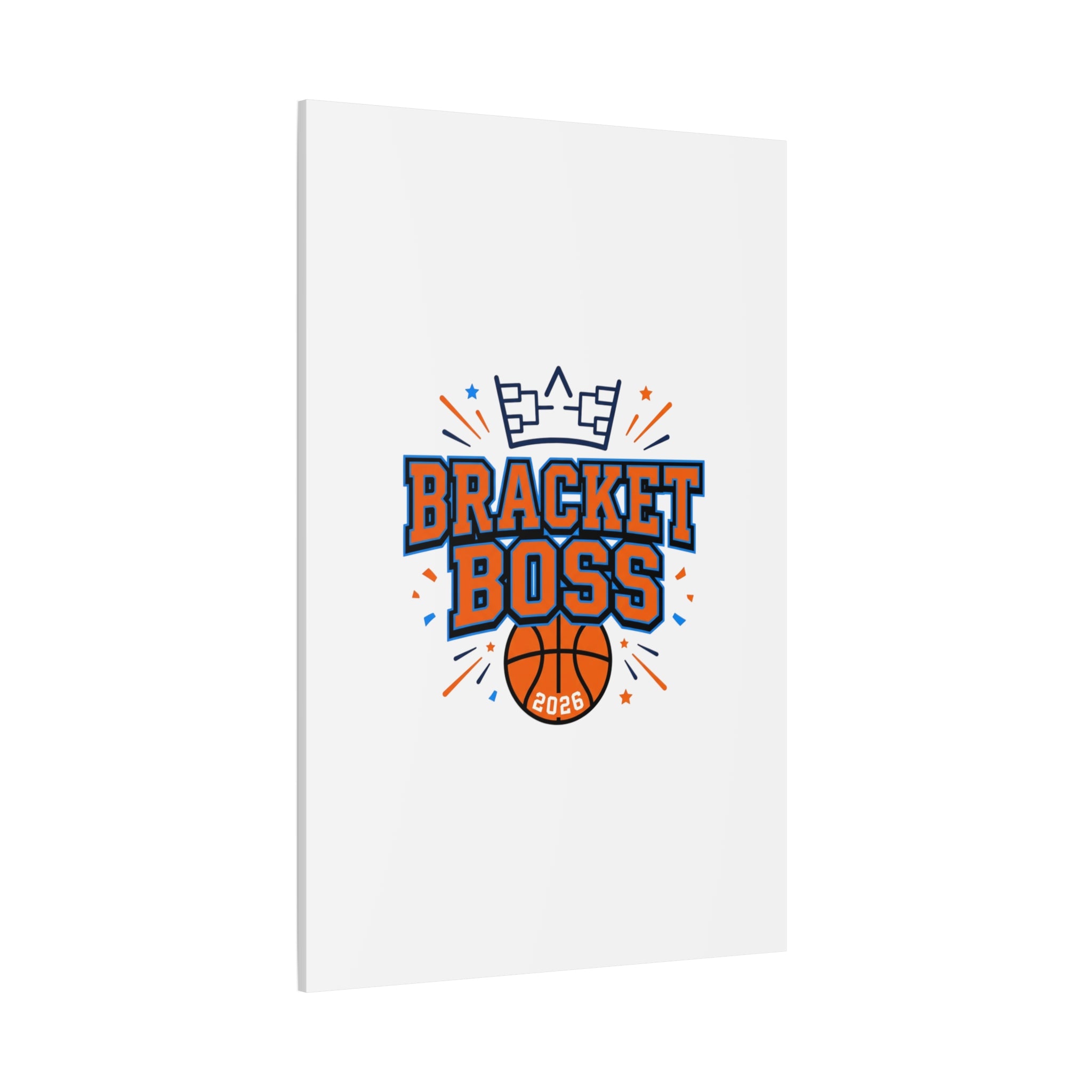 Bracket Boss Canvas | College Tournament Bracket, Gameday Hoops Wall Art