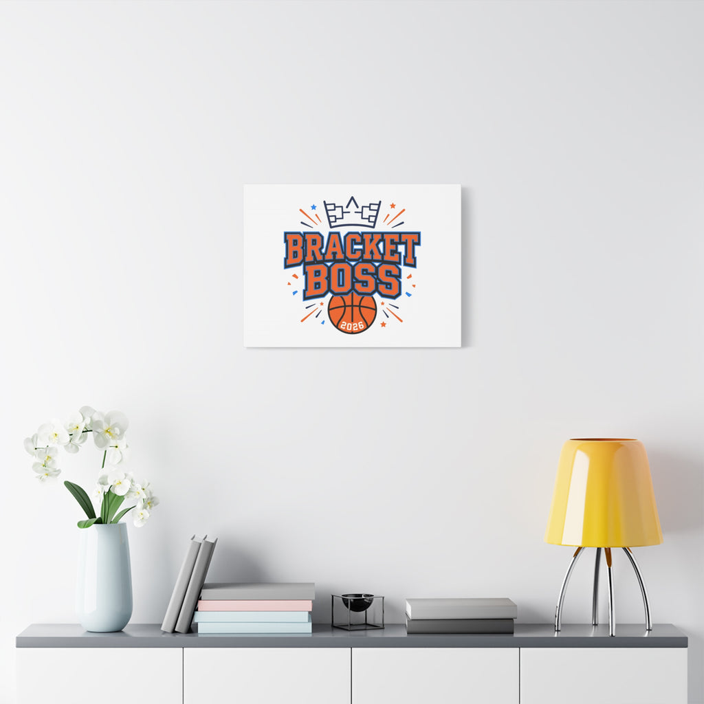 Bracket Boss Canvas | College Tournament Bracket, Gameday Hoops Wall Art