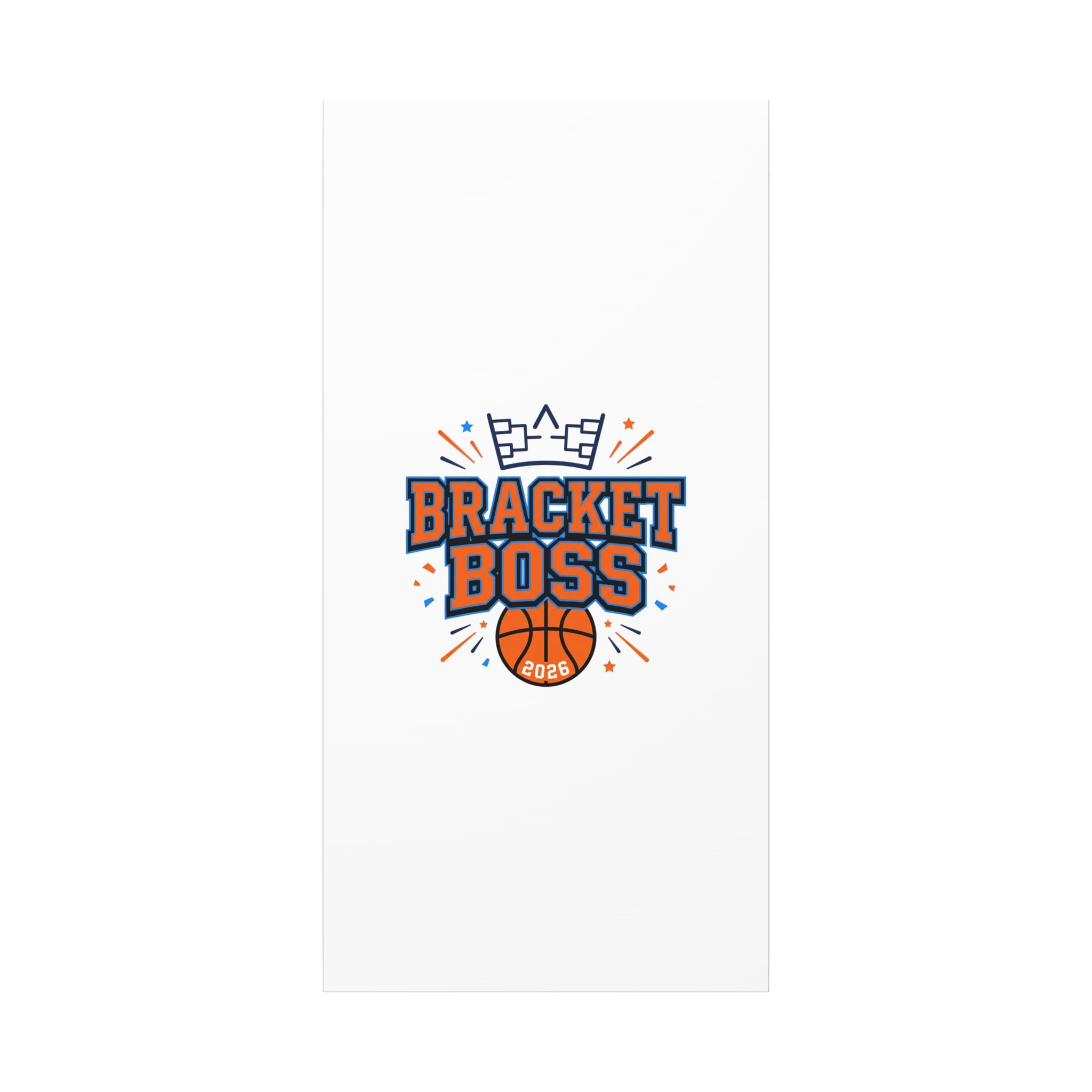 Bracket Boss Canvas | College Tournament Bracket, Gameday Hoops Wall Art