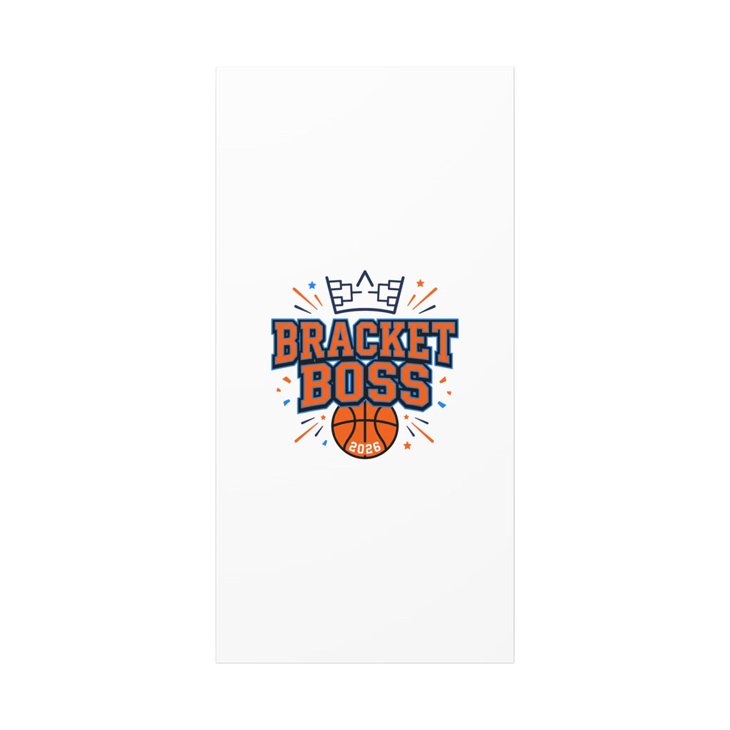 Bracket Boss Canvas | College Tournament Bracket, Gameday Hoops Wall Art