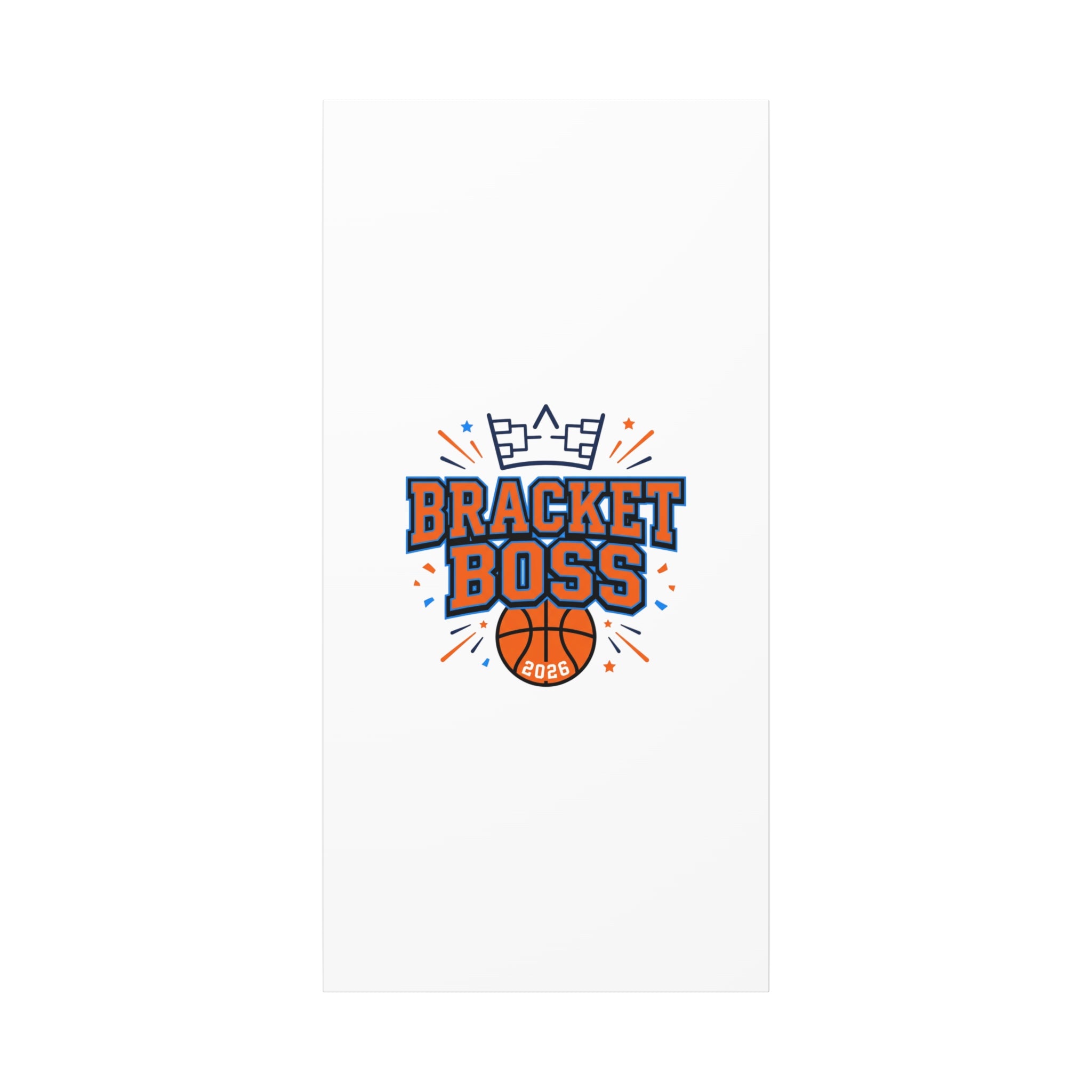 Bracket Boss Canvas | College Tournament Bracket, Gameday Hoops Wall Art