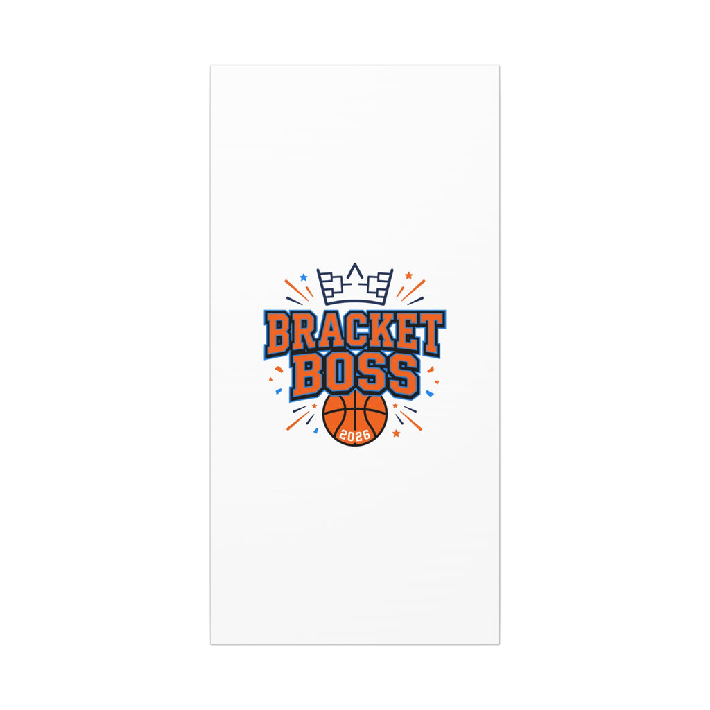 Bracket Boss Canvas | College Tournament Bracket, Gameday Hoops Wall Art
