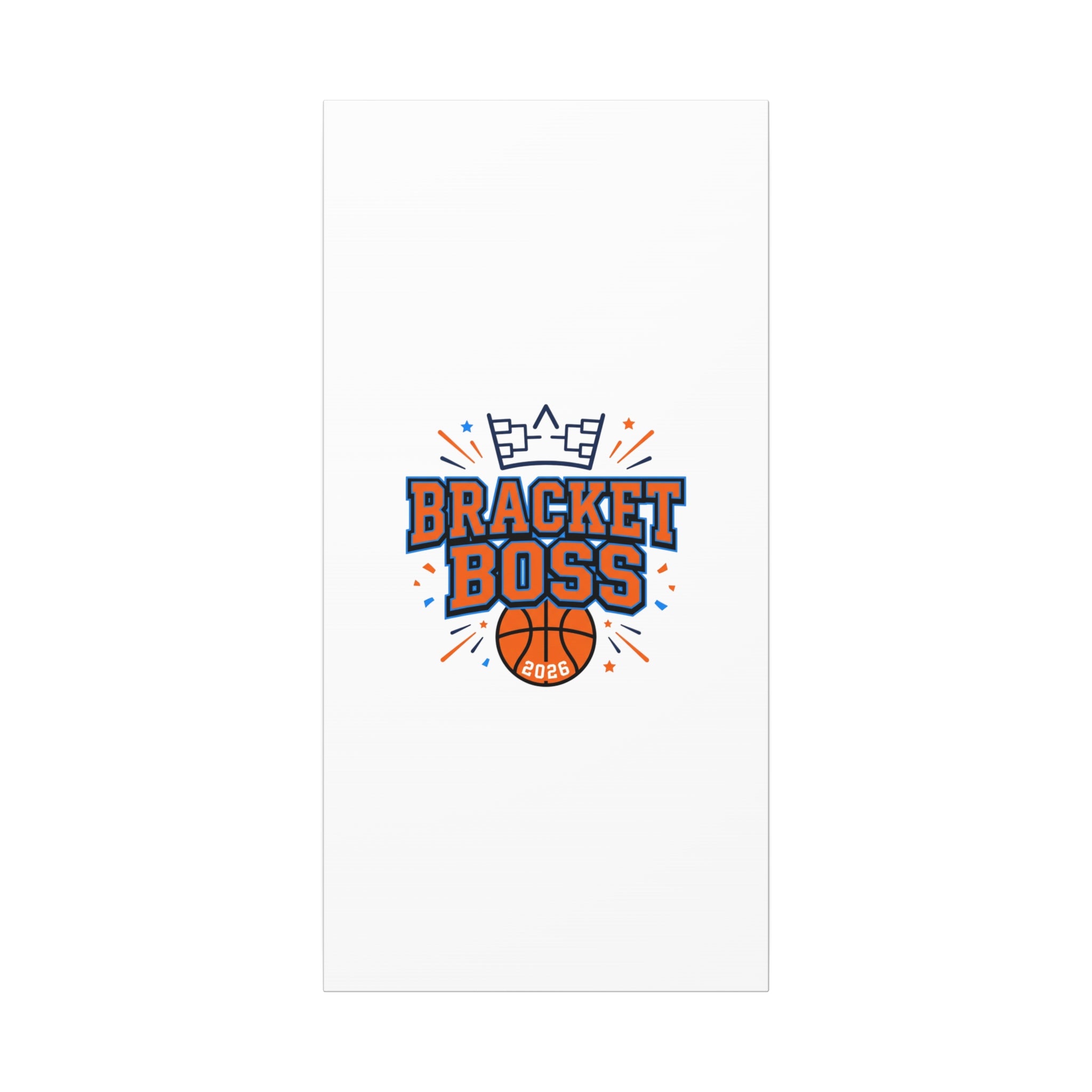 Bracket Boss Canvas | College Tournament Bracket, Gameday Hoops Wall Art