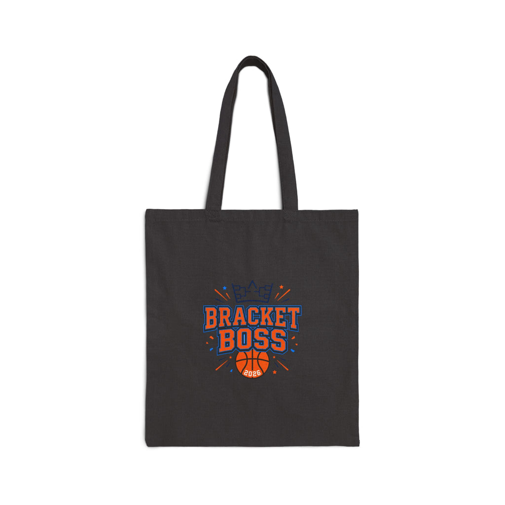 Bracket Boss Tote, college tournament gameday bag, bracket, hoops