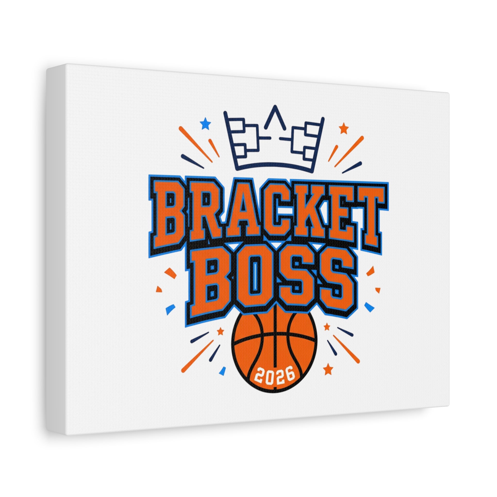 Bracket Boss Canvas | College Tournament Bracket, Gameday Hoops Wall Art