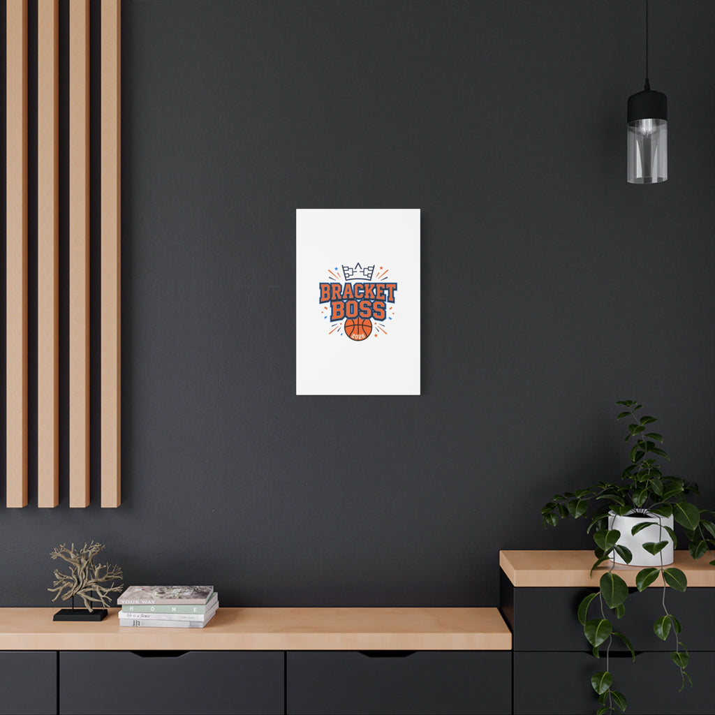 Bracket Boss Canvas | College Tournament Bracket, Gameday Hoops Wall Art