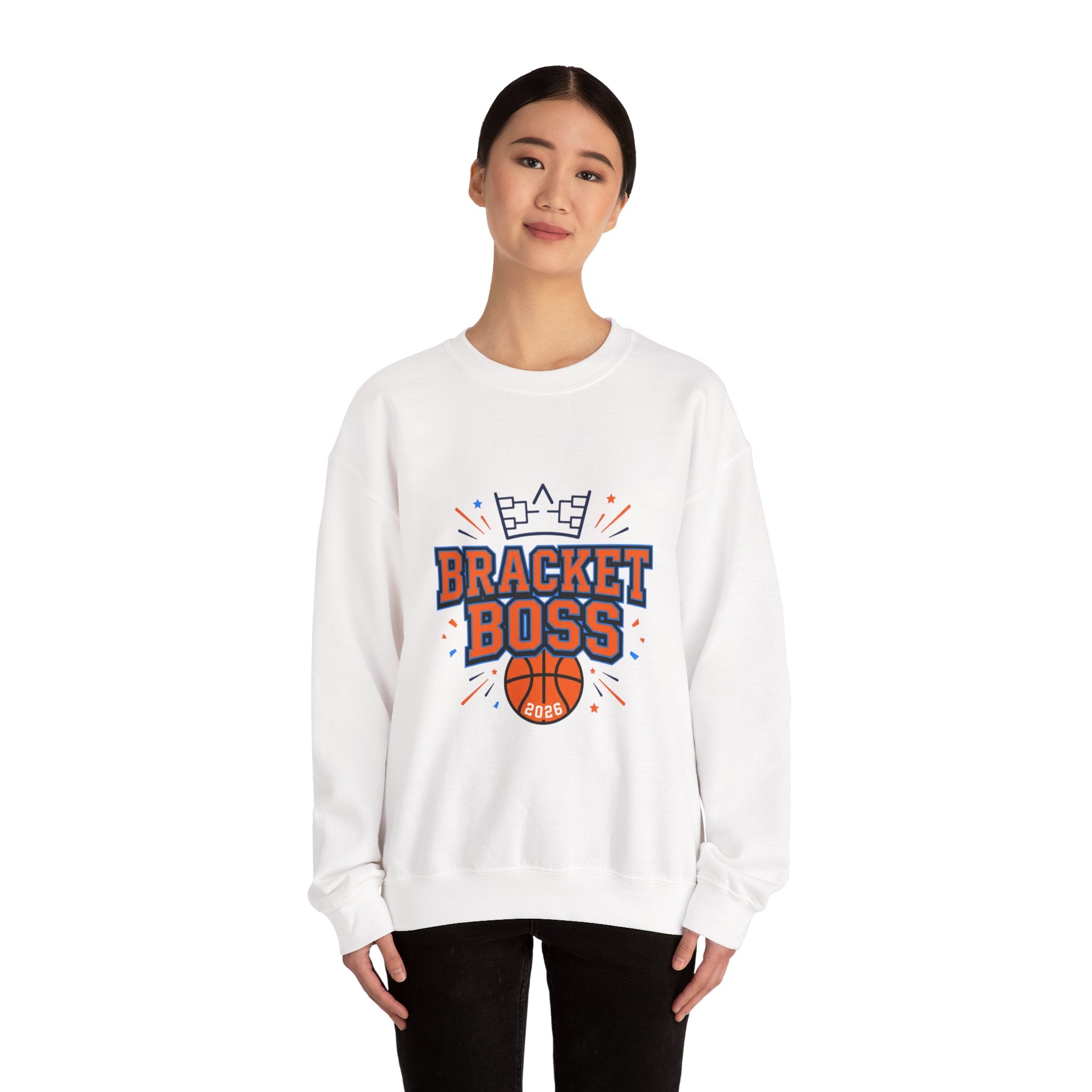 Bracket Boss Crewneck Sweatshirt | college tournament, bracket, hoops