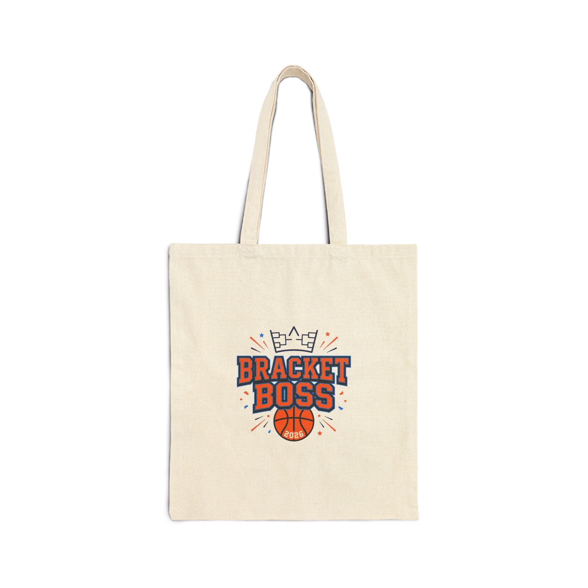 Bracket Boss Tote, college tournament gameday bag, bracket, hoops