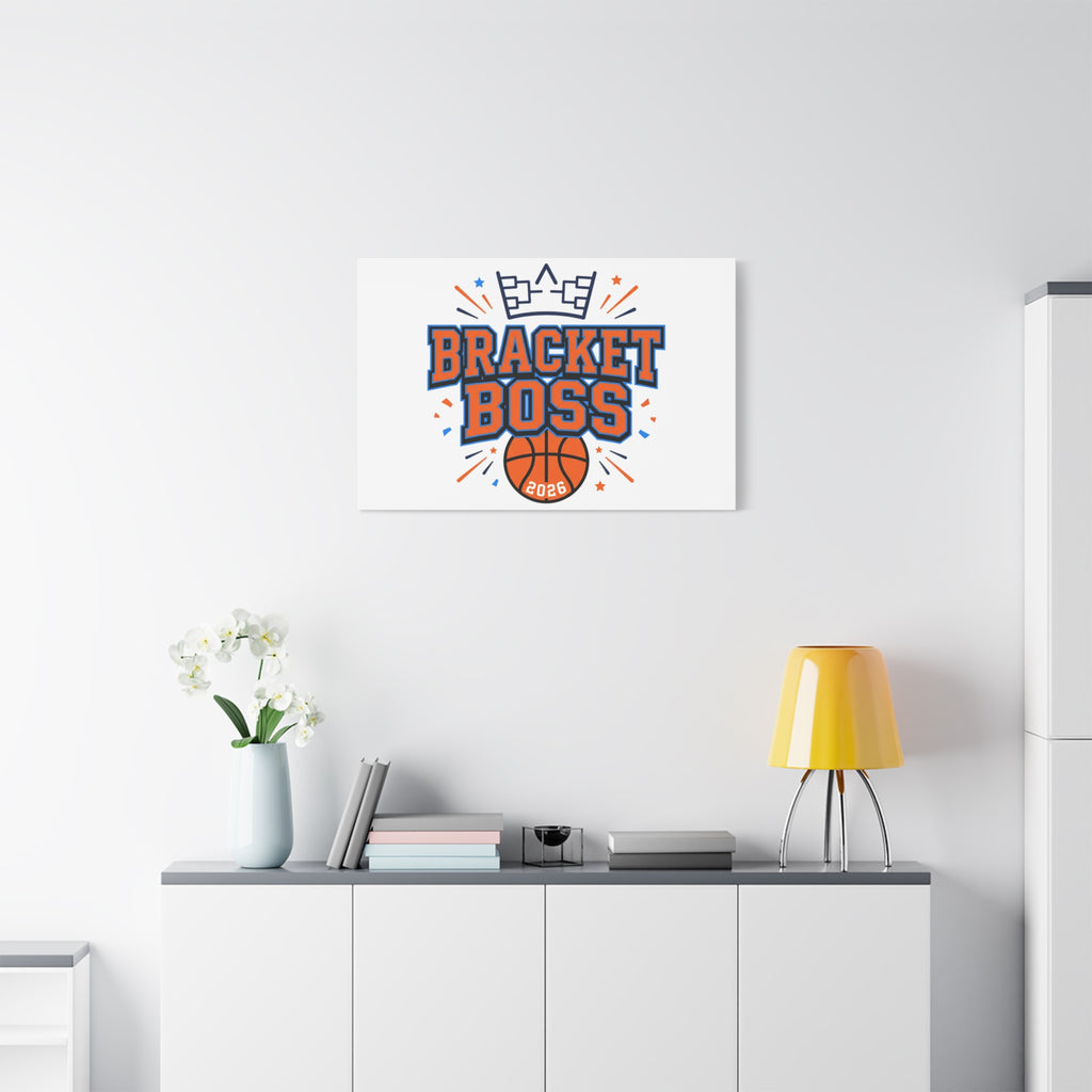 Bracket Boss Canvas | College Tournament Bracket, Gameday Hoops Wall Art
