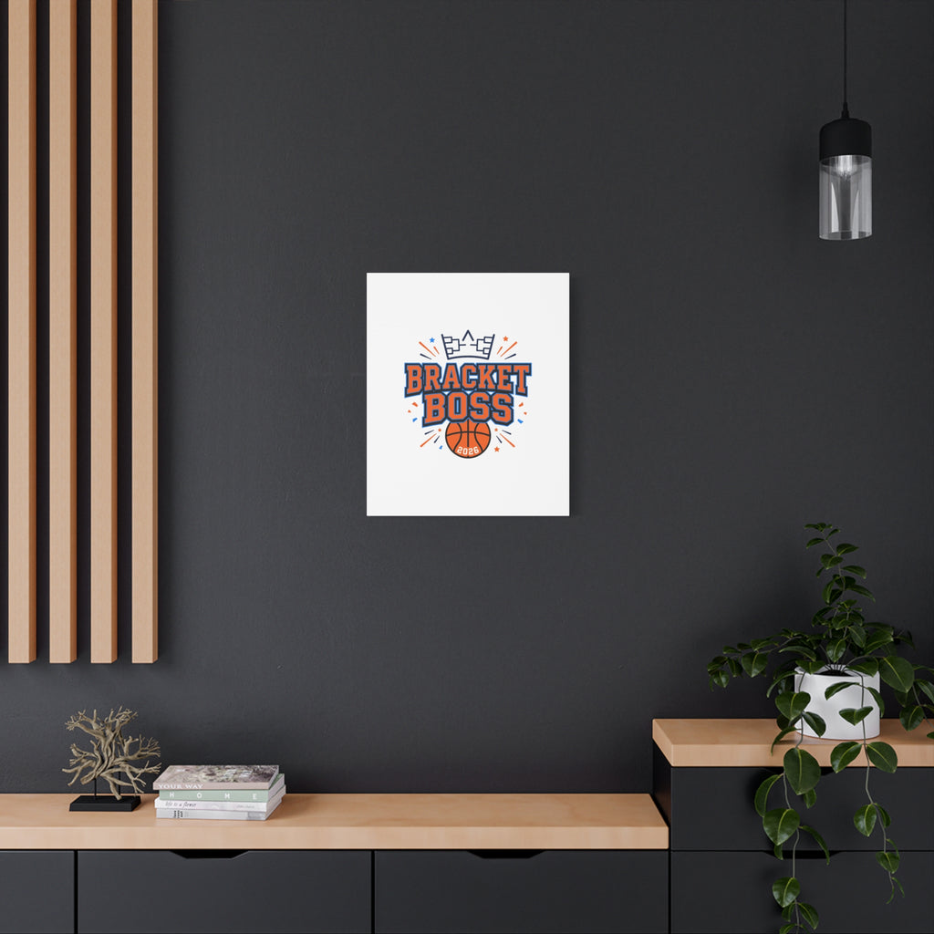 Bracket Boss Canvas | College Tournament Bracket, Gameday Hoops Wall Art